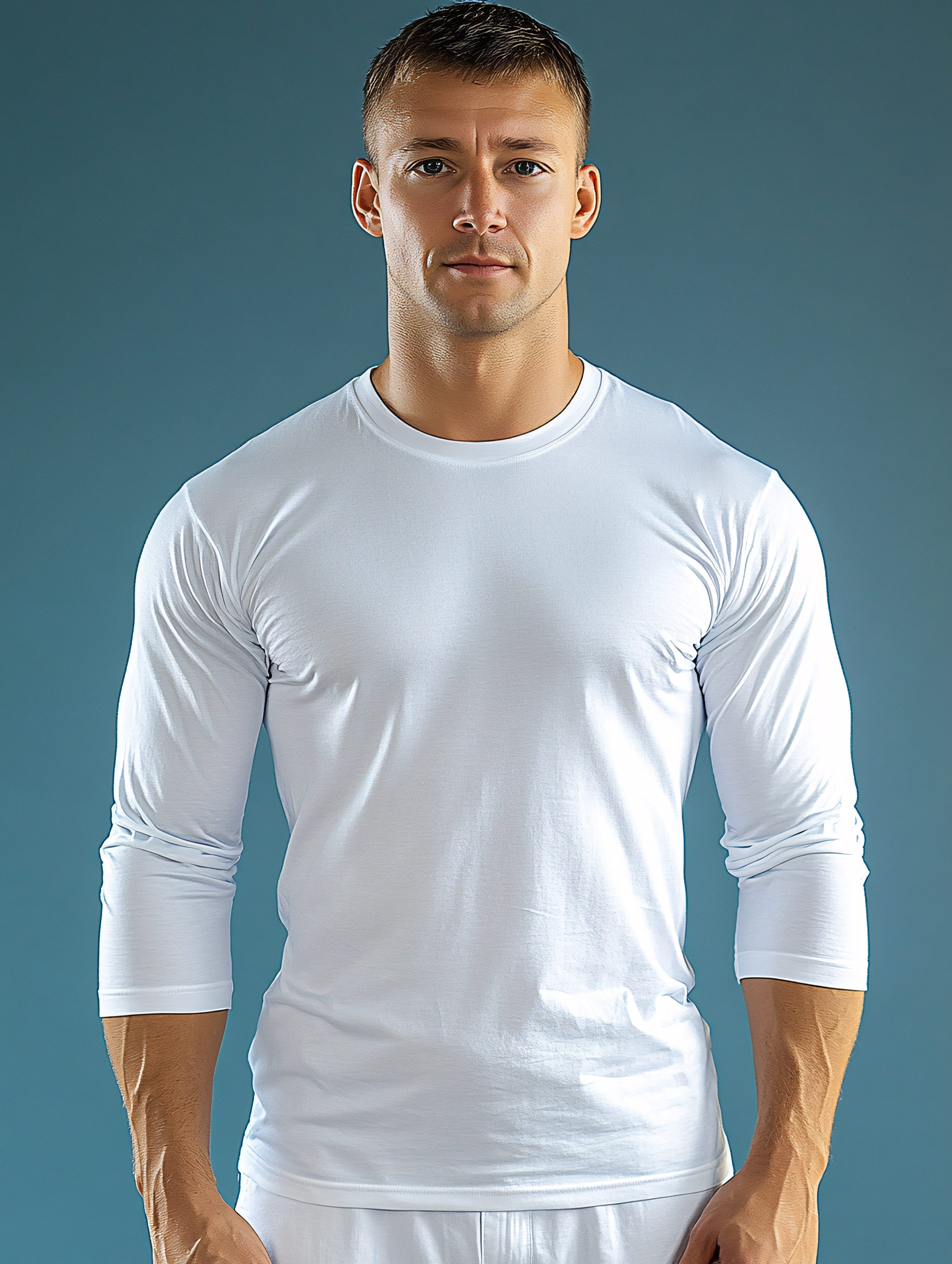 Man In White Long Sleeve Shirt