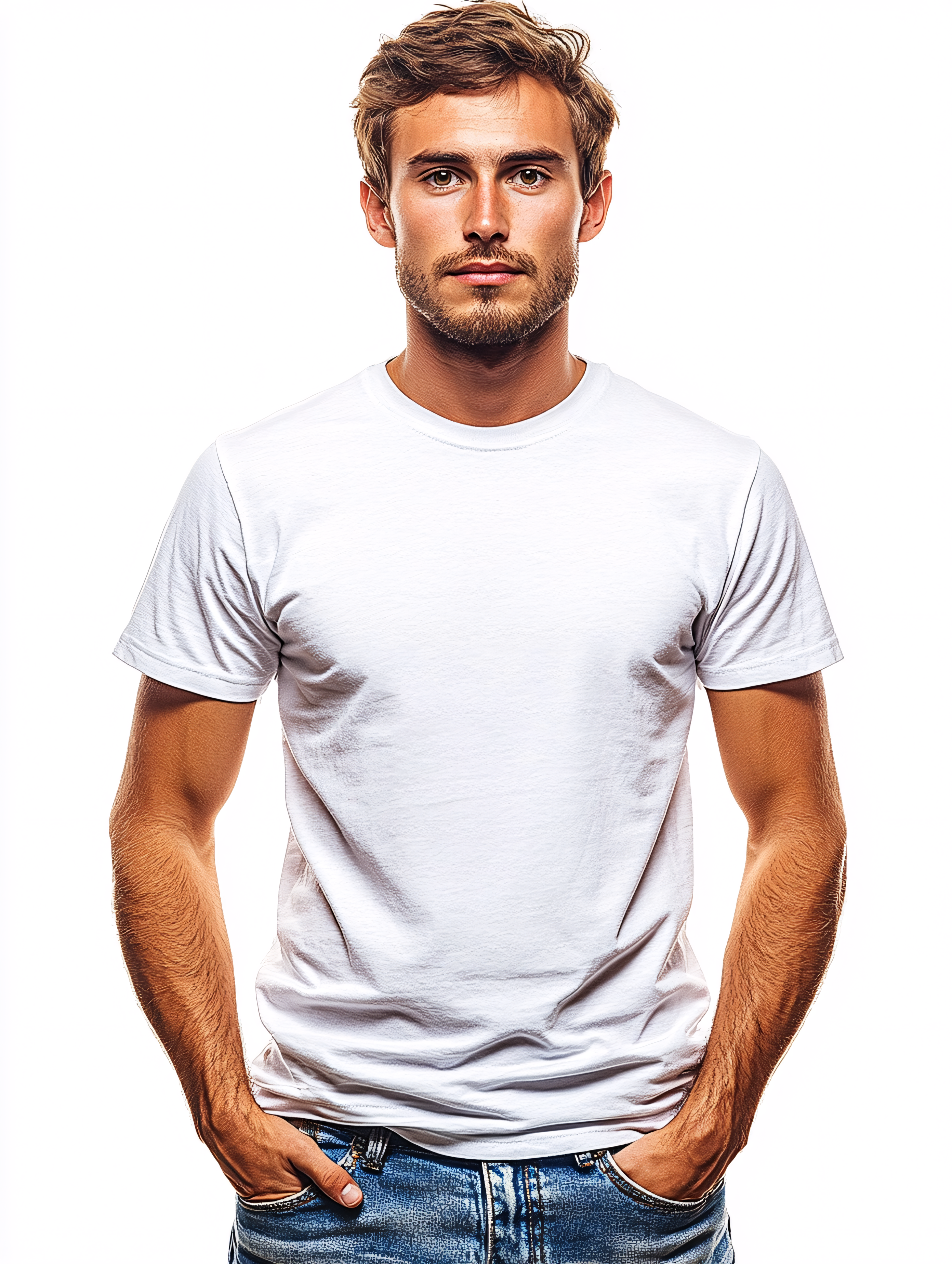 Man In White T-Shirt