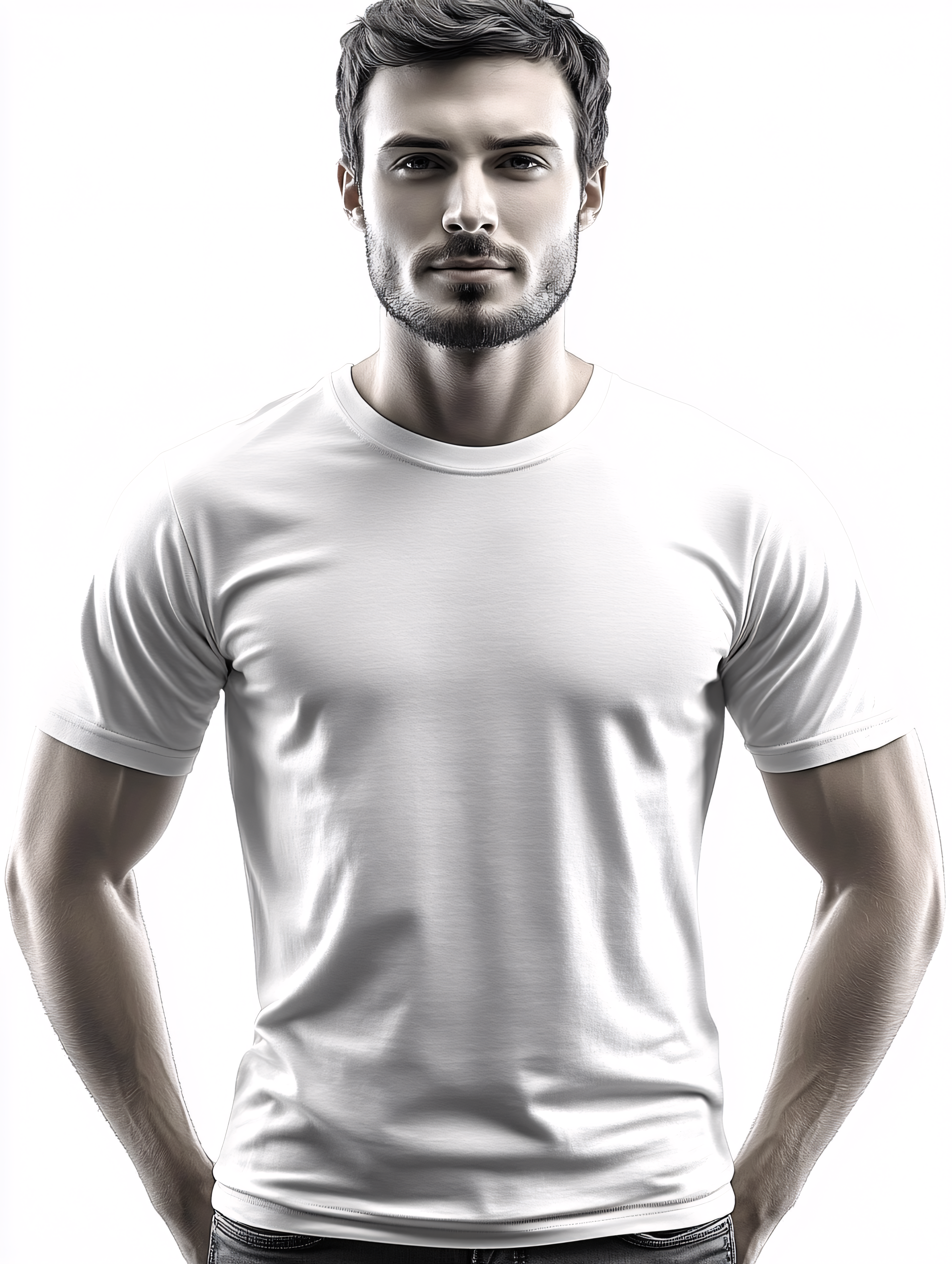 Man In White T-Shirt