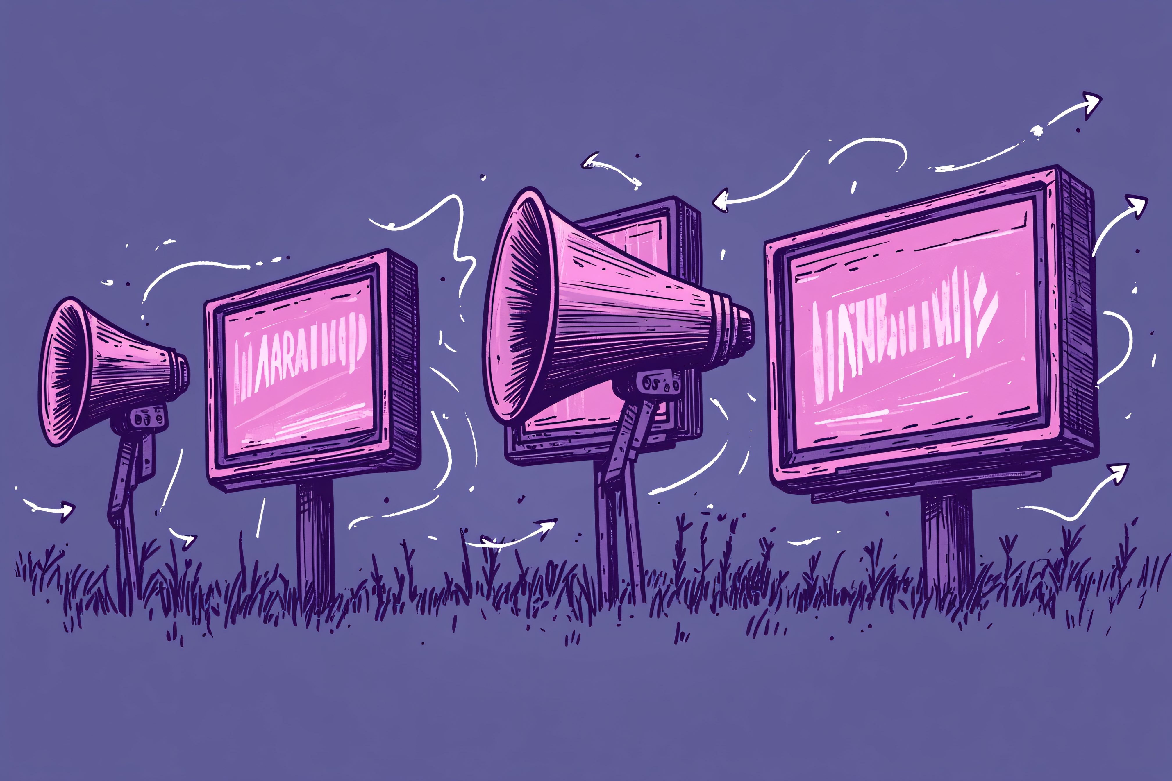 Megaphones and Billboards