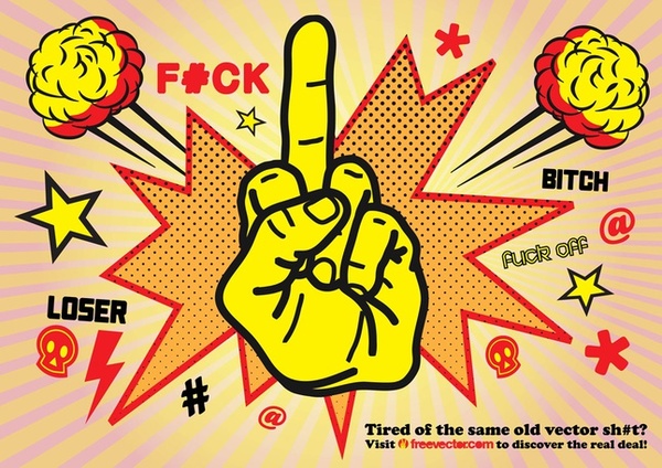 Middle Finger Free Vector