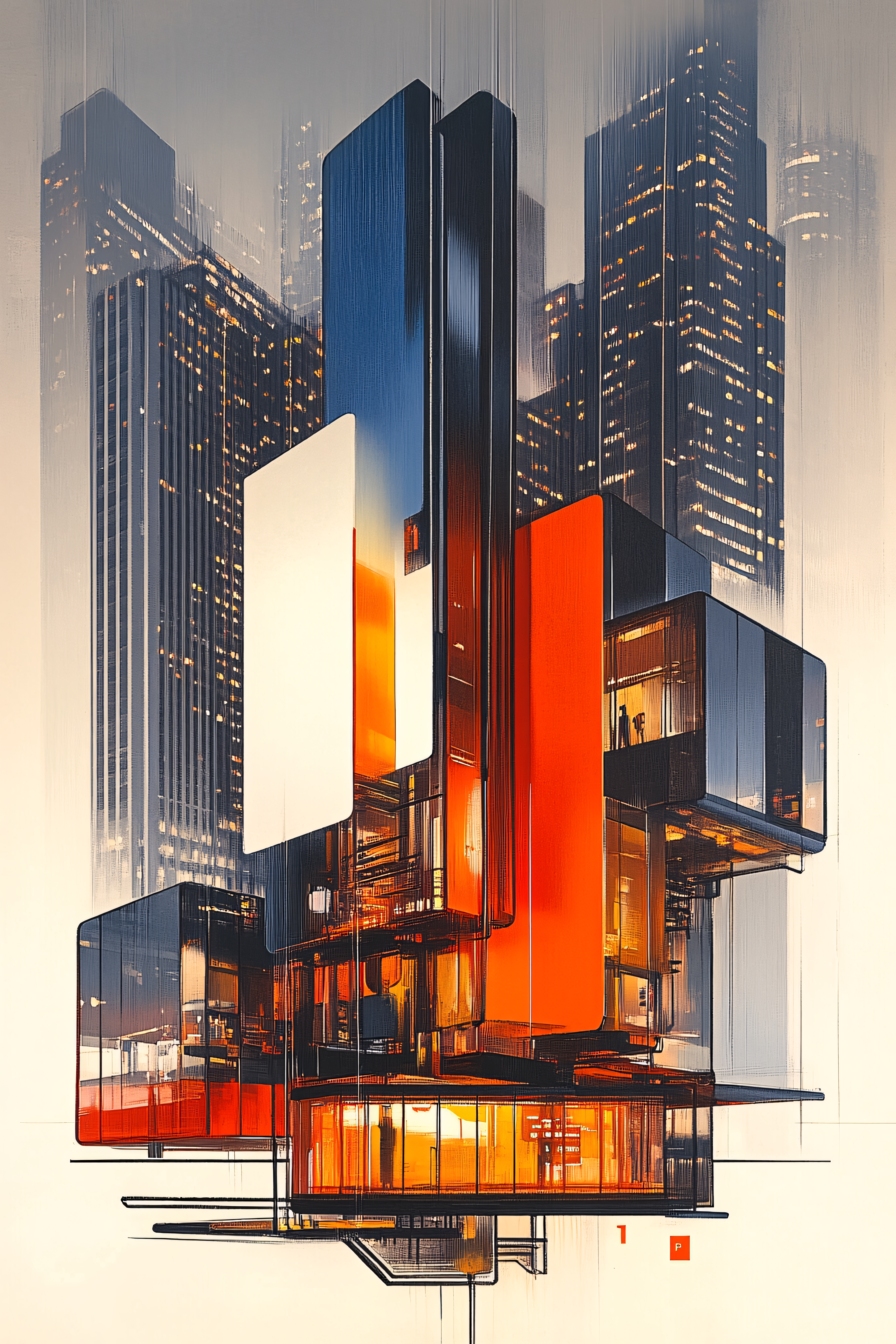 Modern Architectural Sketch