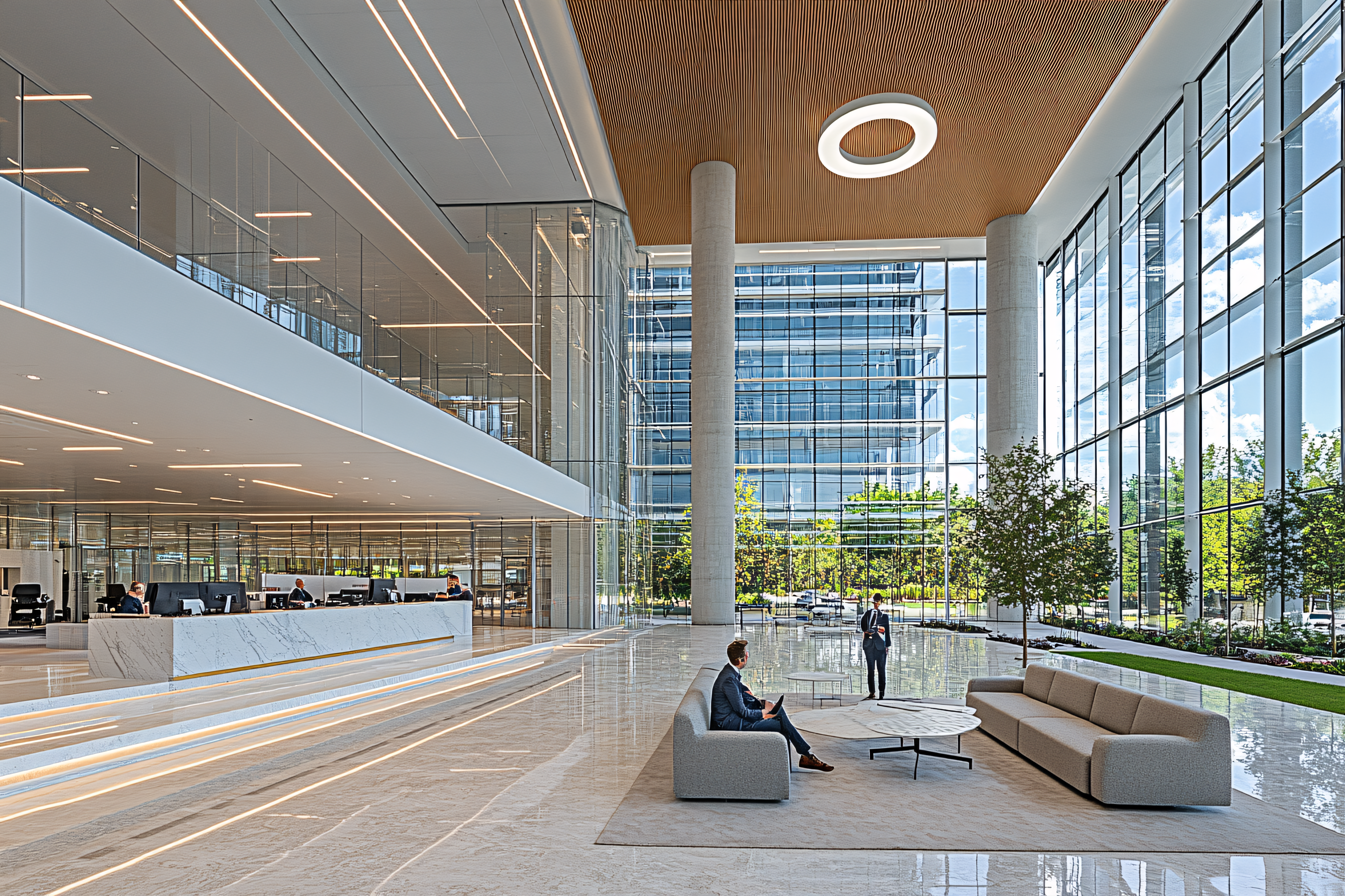 Modern Office Lobby Interior Design