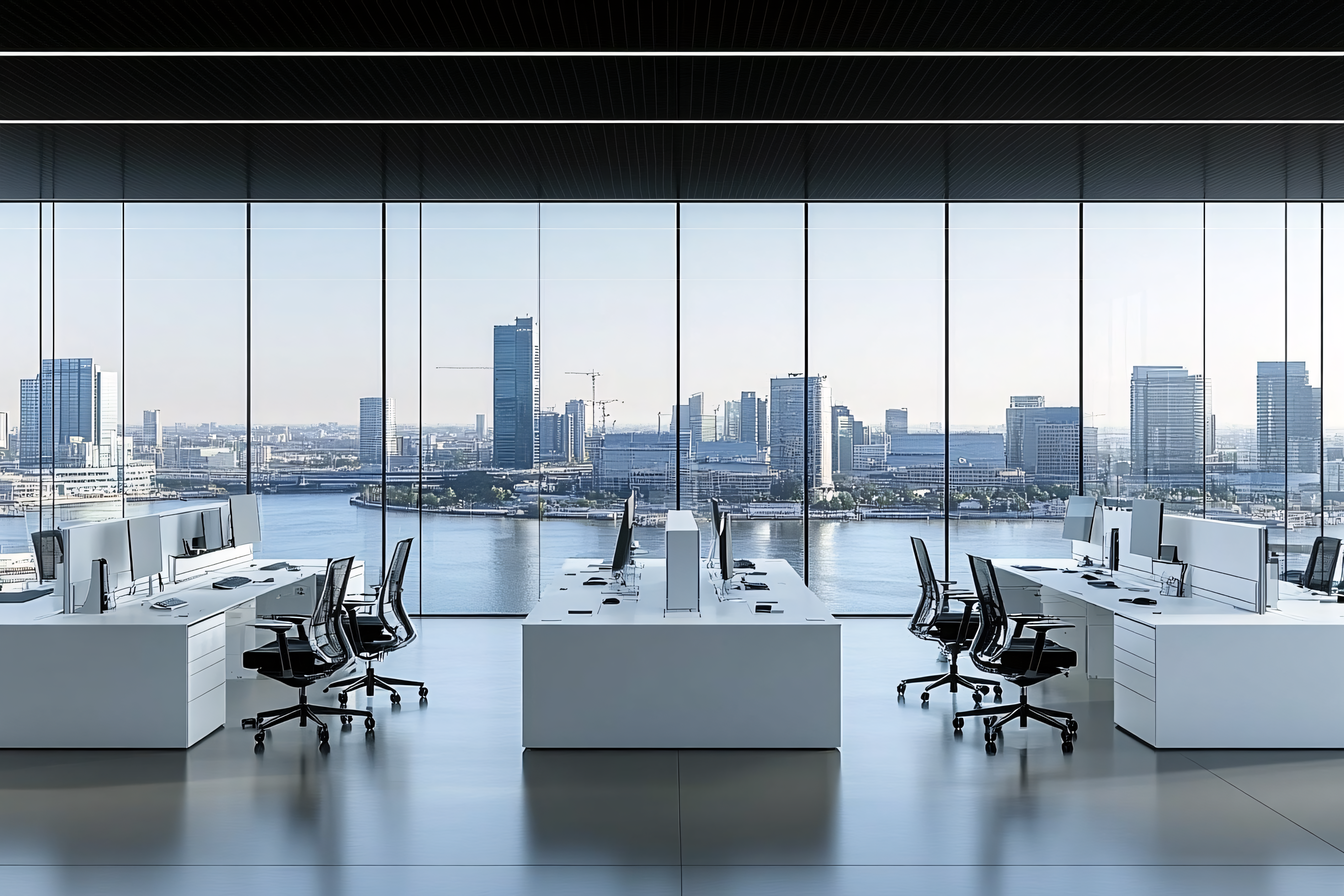 Modern Office With City View