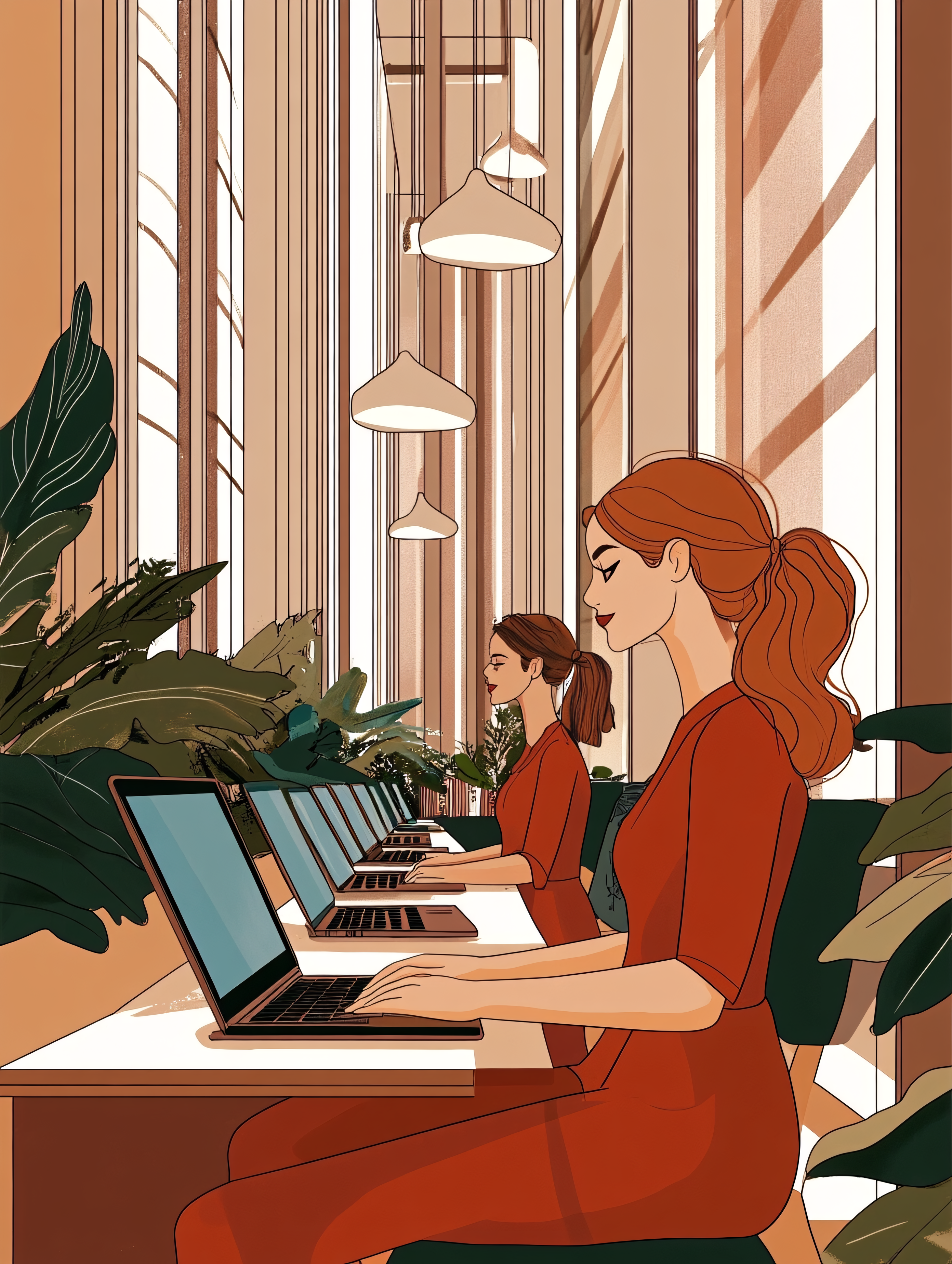 Modern Office Workspace