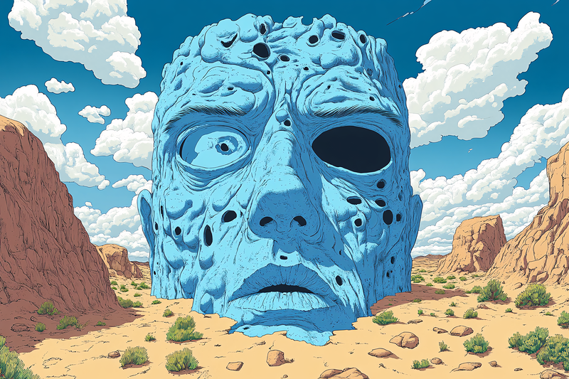 Monumental Blue Head Landscape