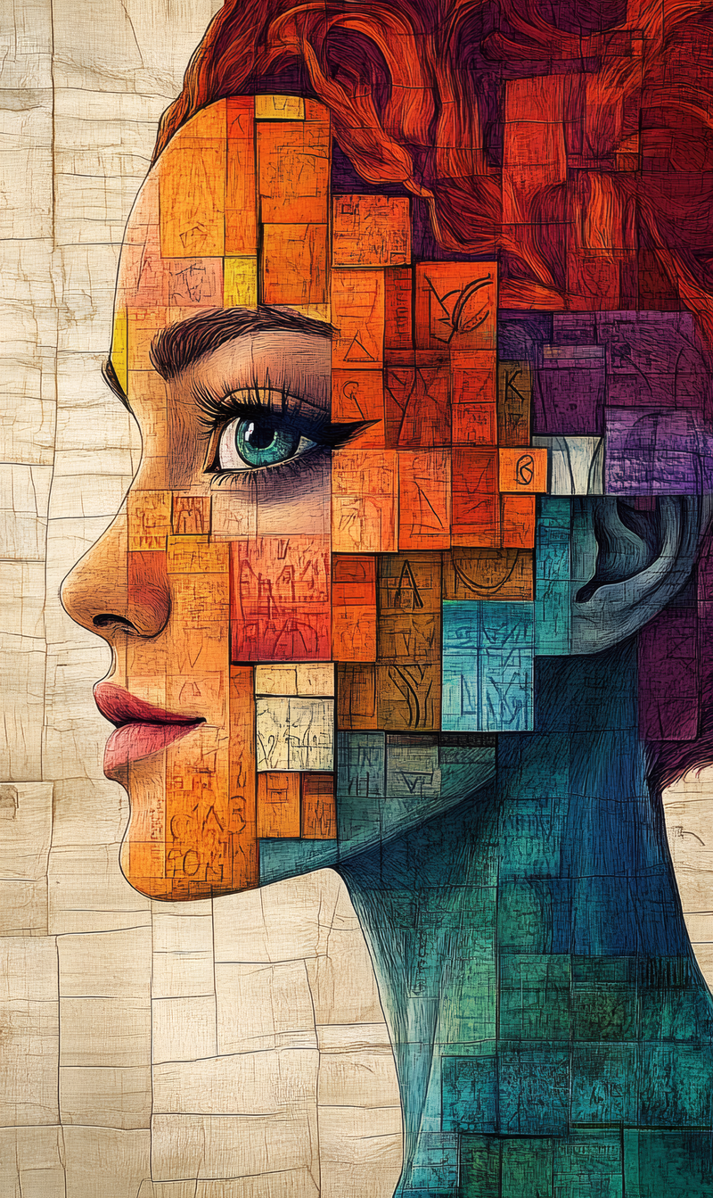 Mosaic Woman Profile