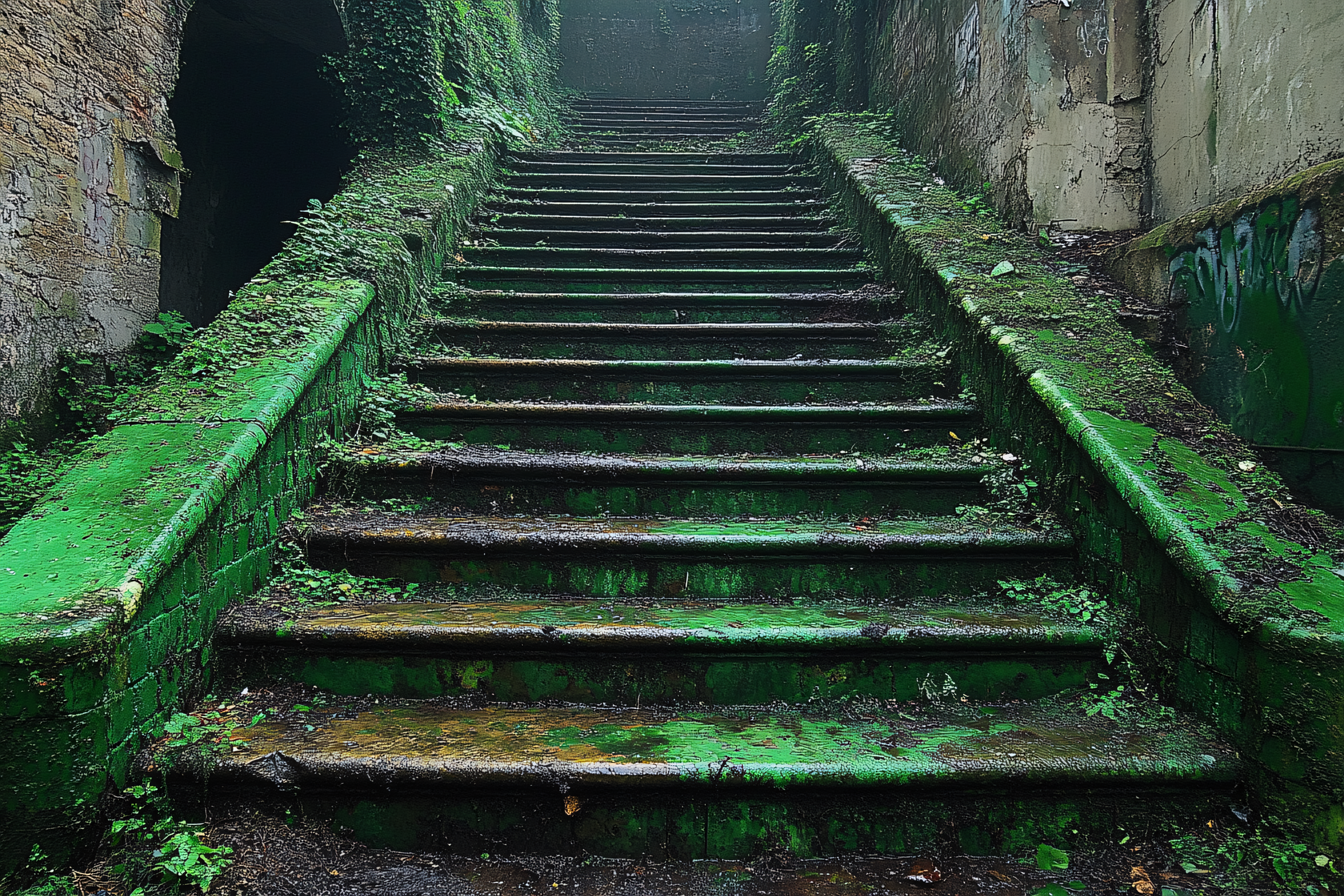 Mossy Stone Steps