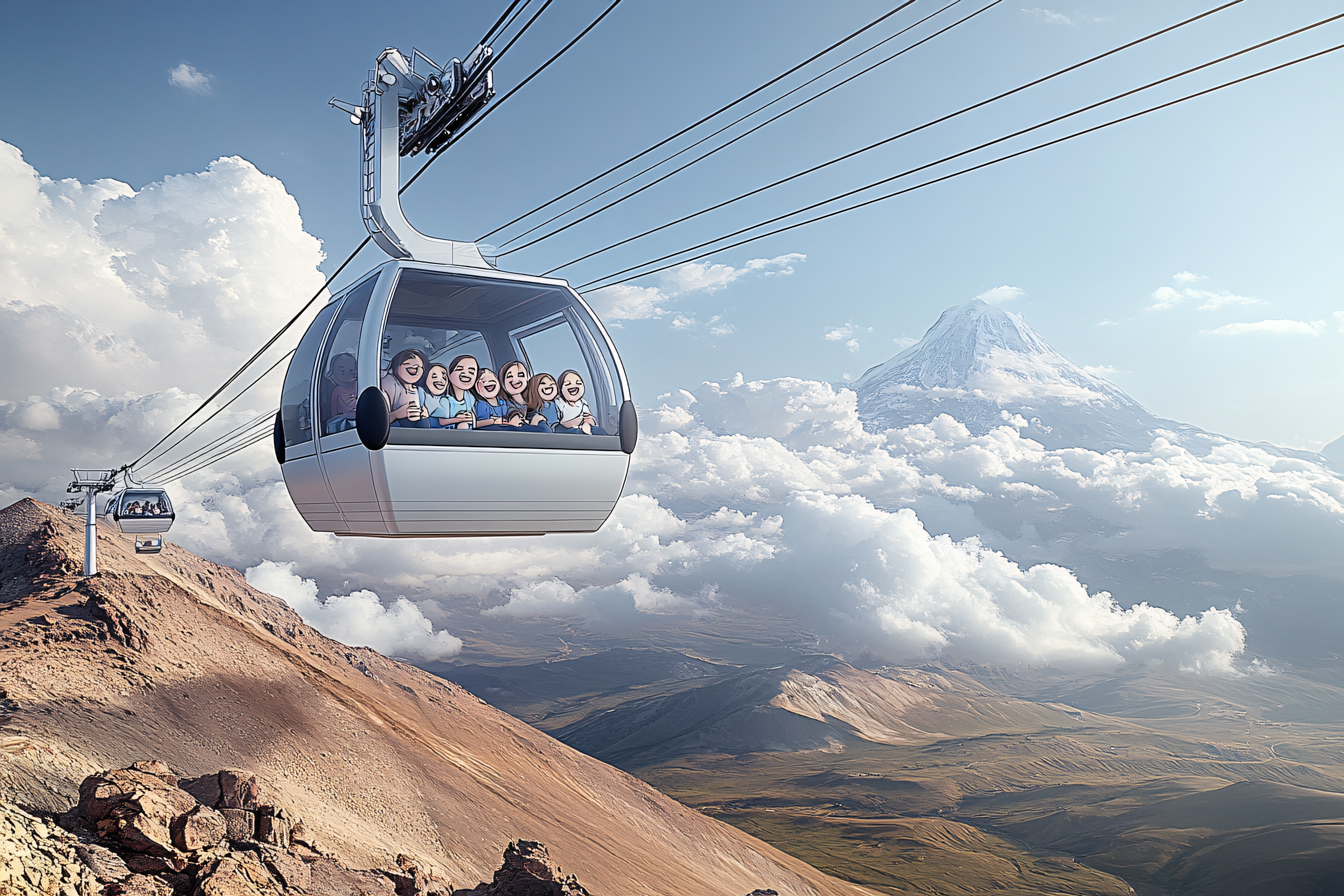 Mountain Cable Car Ride