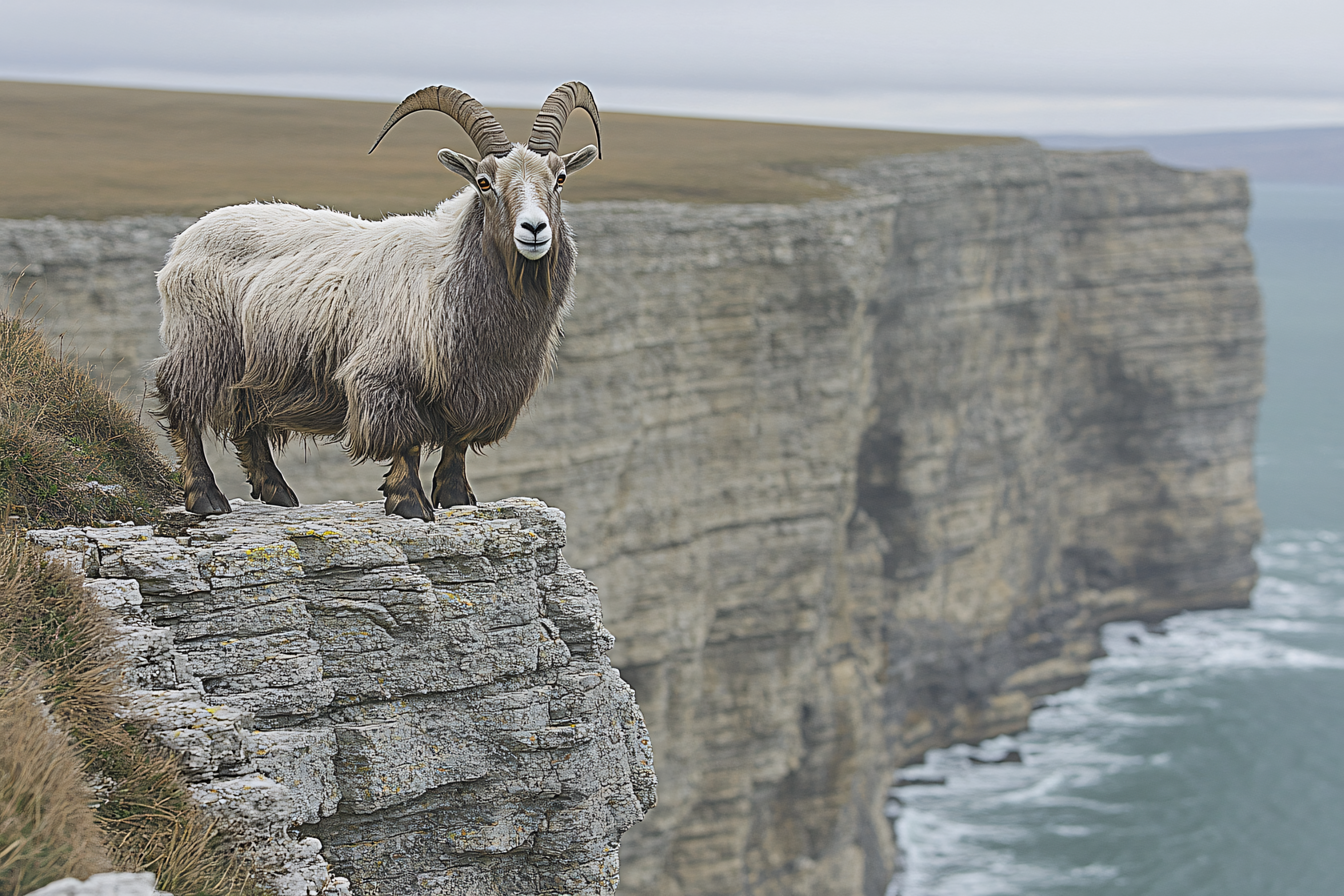 Mountain Goat Cliffside