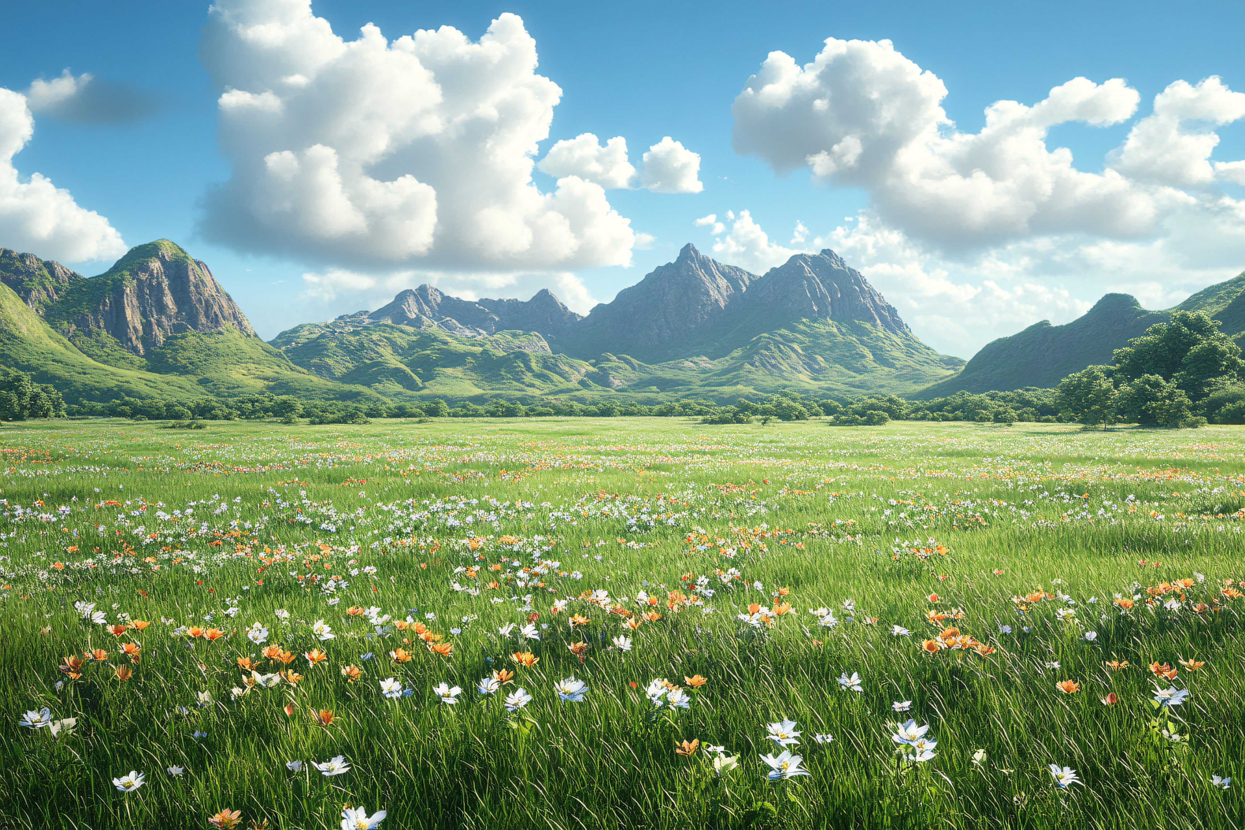 Mountain Meadow in Bloom