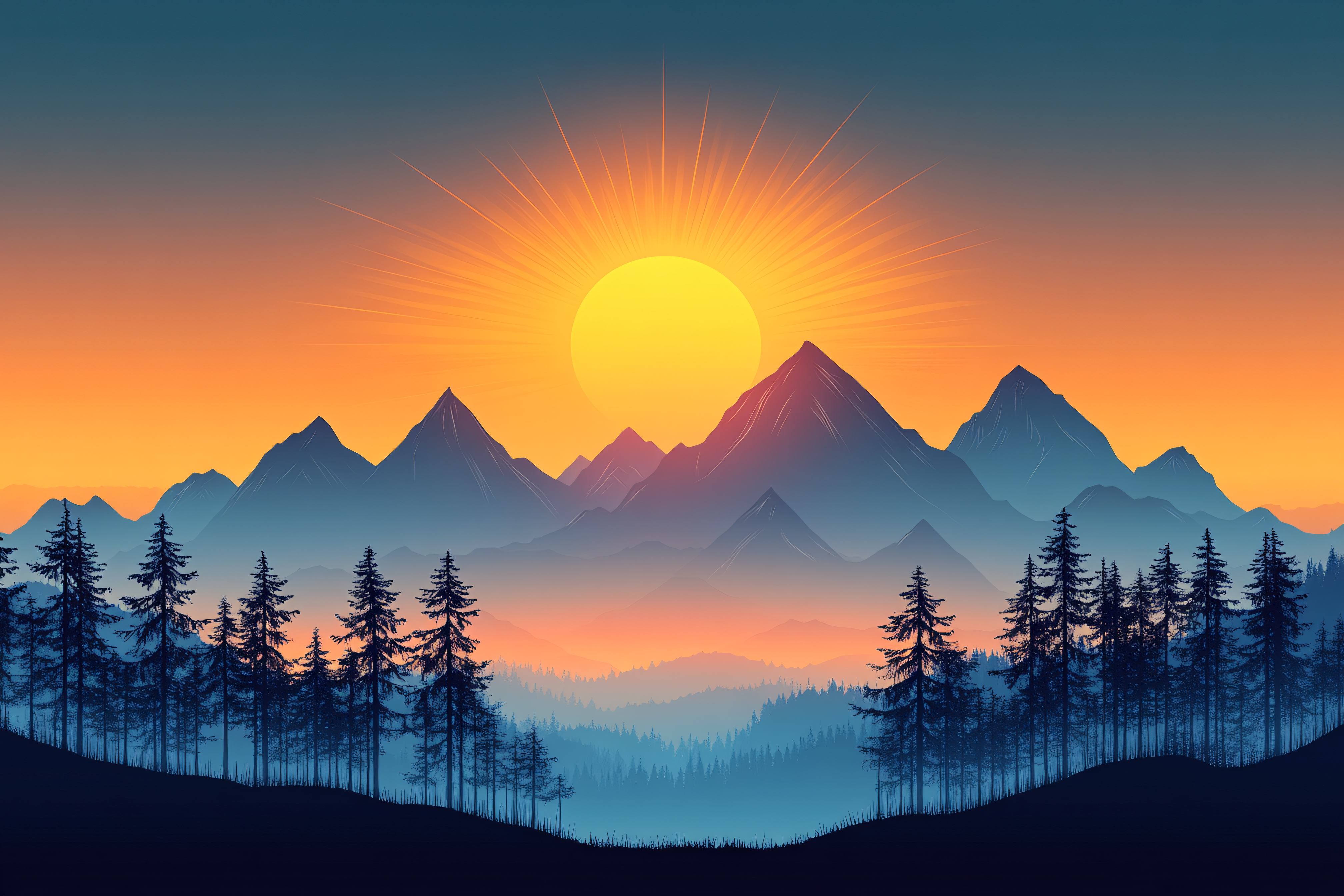 Mountain Sunrise