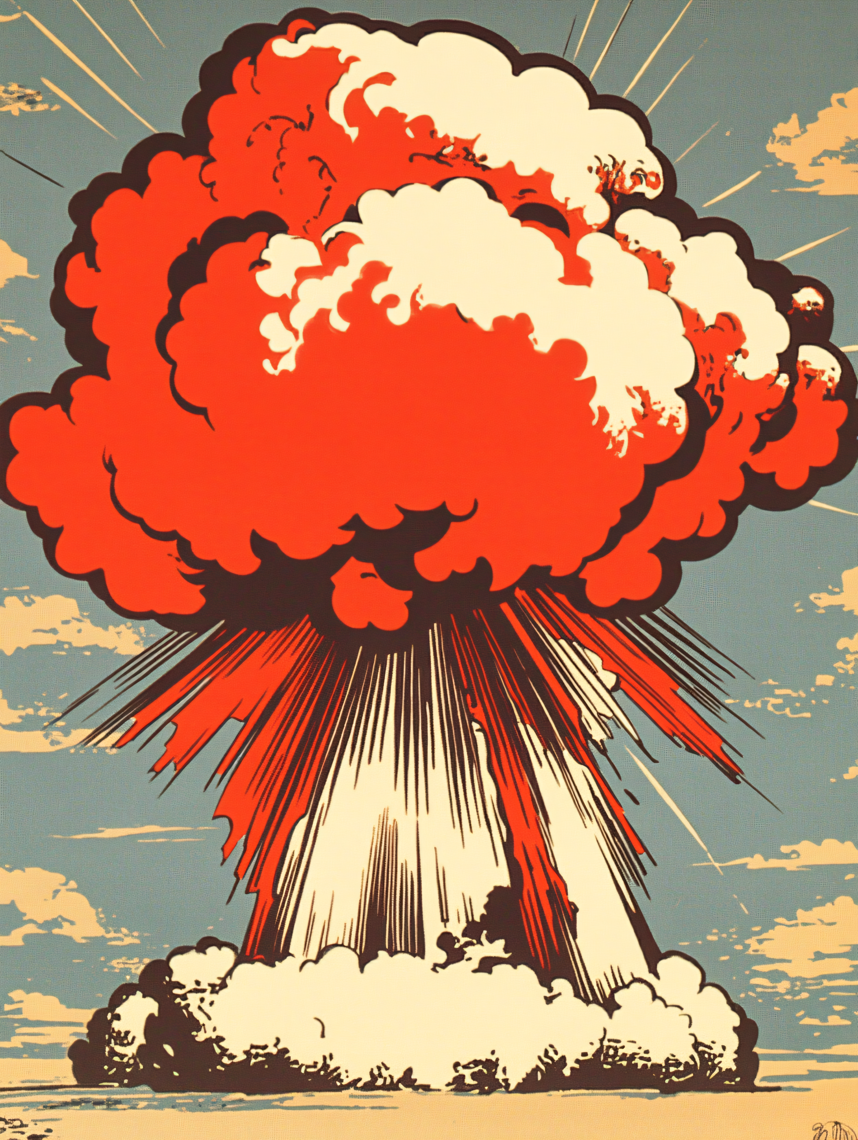 Mushroom Cloud Explosion