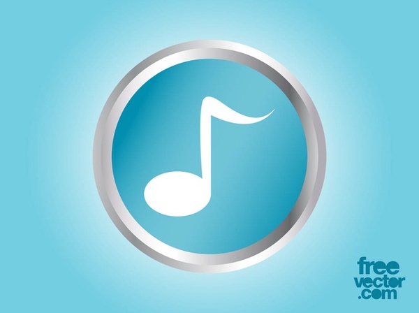 Music Note Icon Free Vector