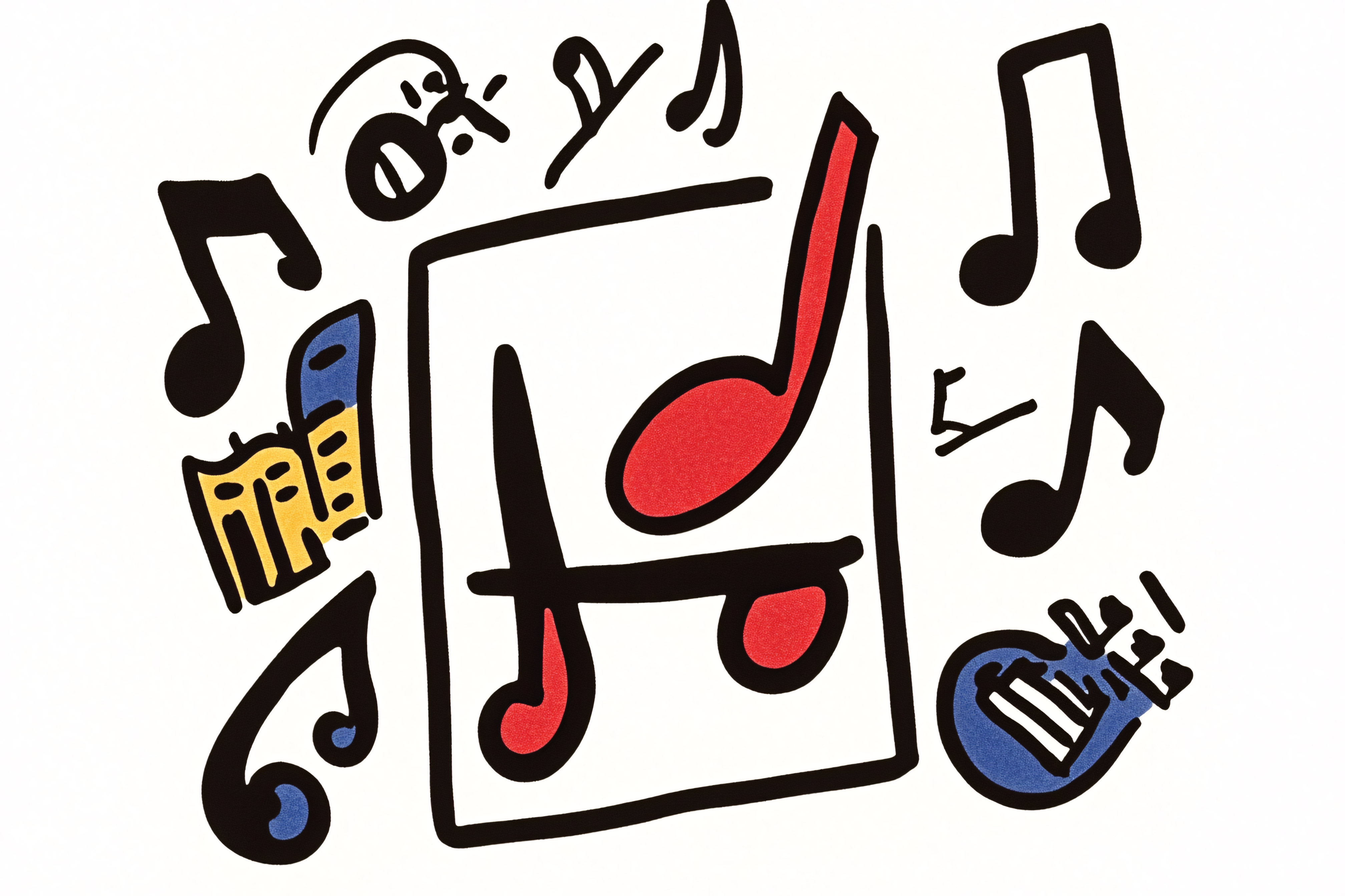 Music Notes Composition