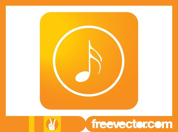 Musical Note Icon Free Vector