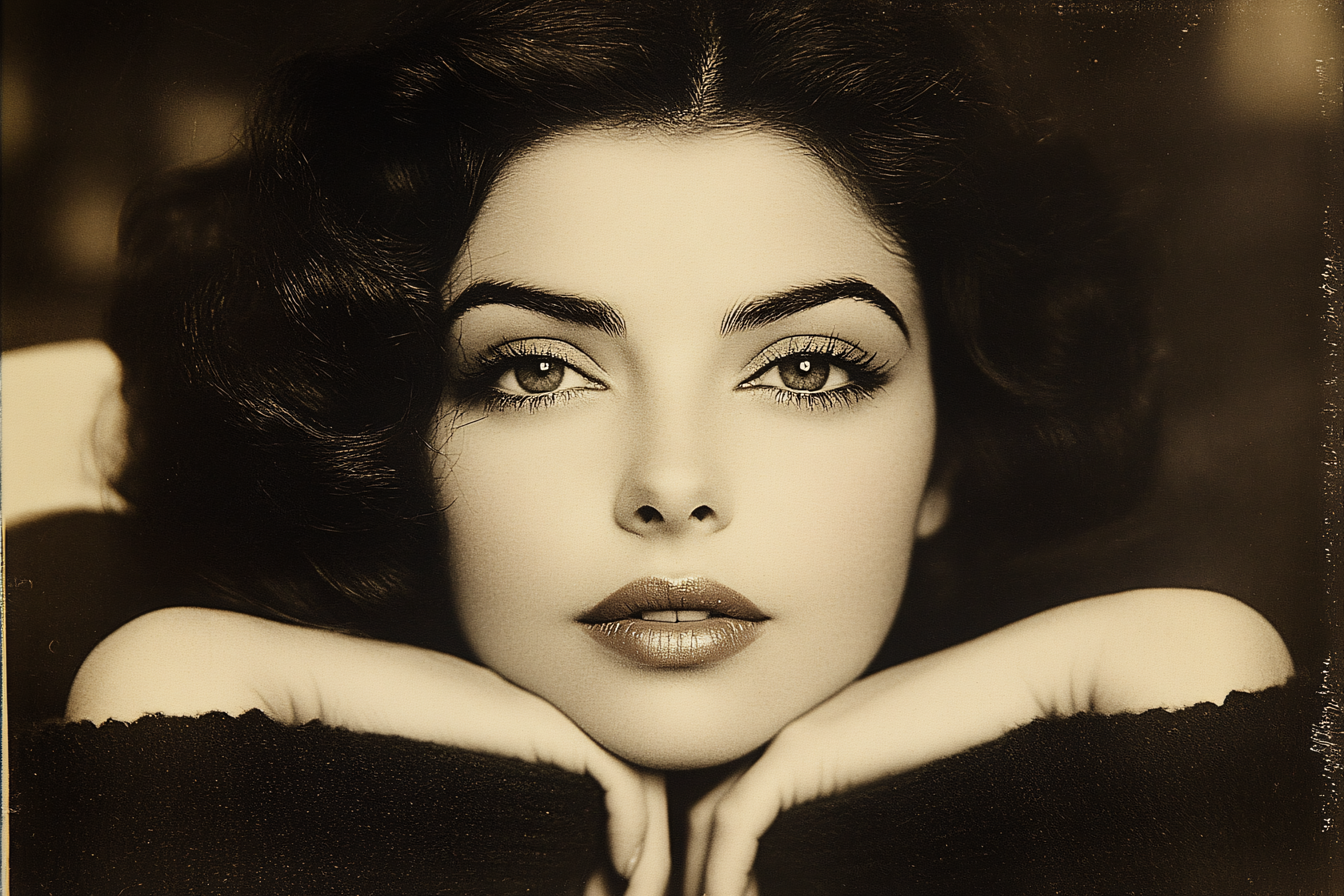 Mysterious Gaze Portrait