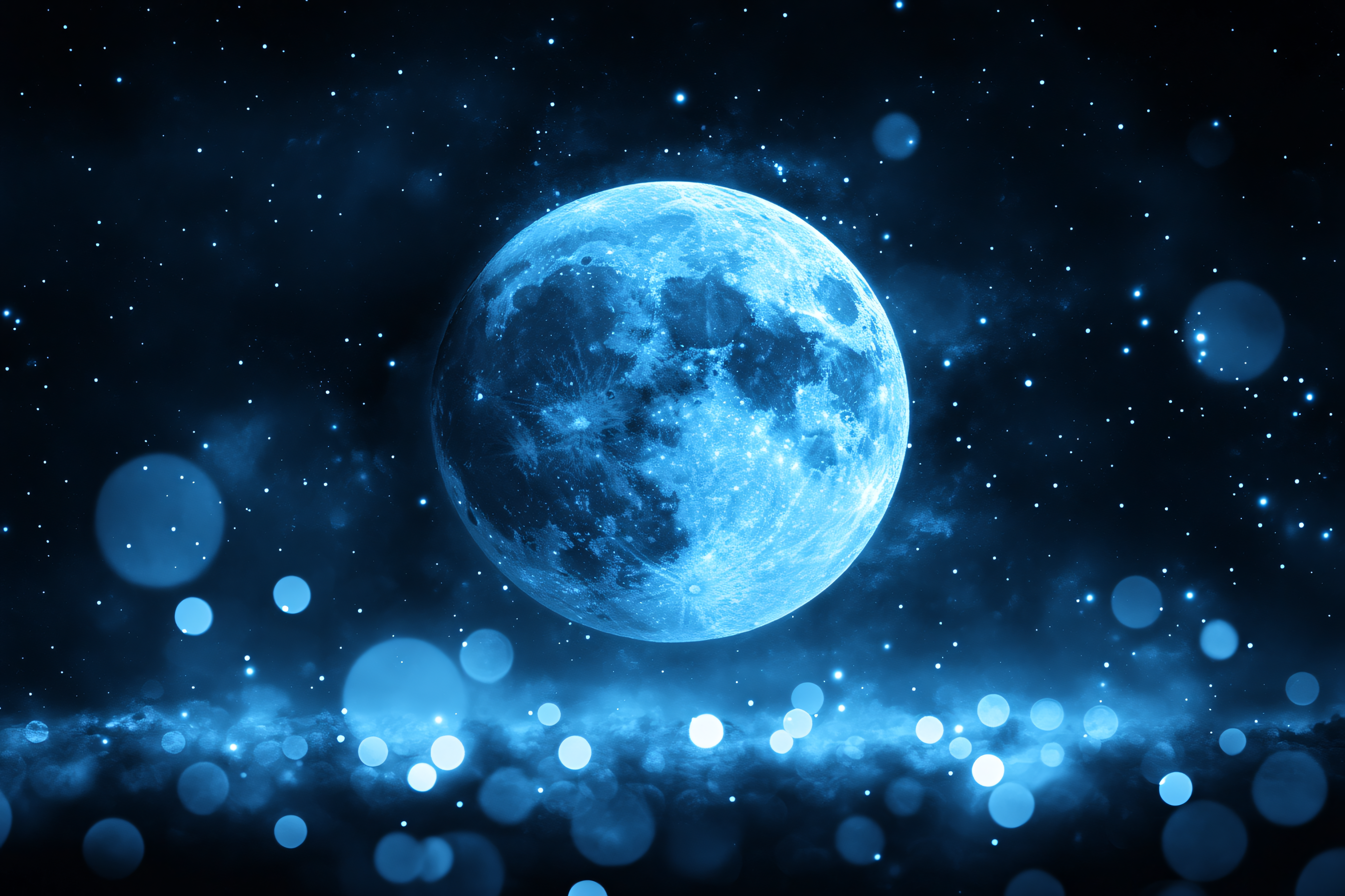 Mystical Blue Moon