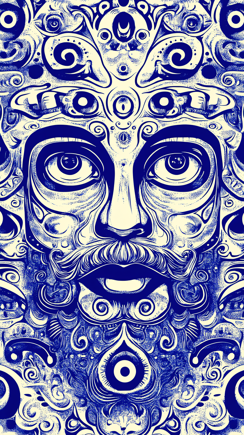 Mystical Face Portrait