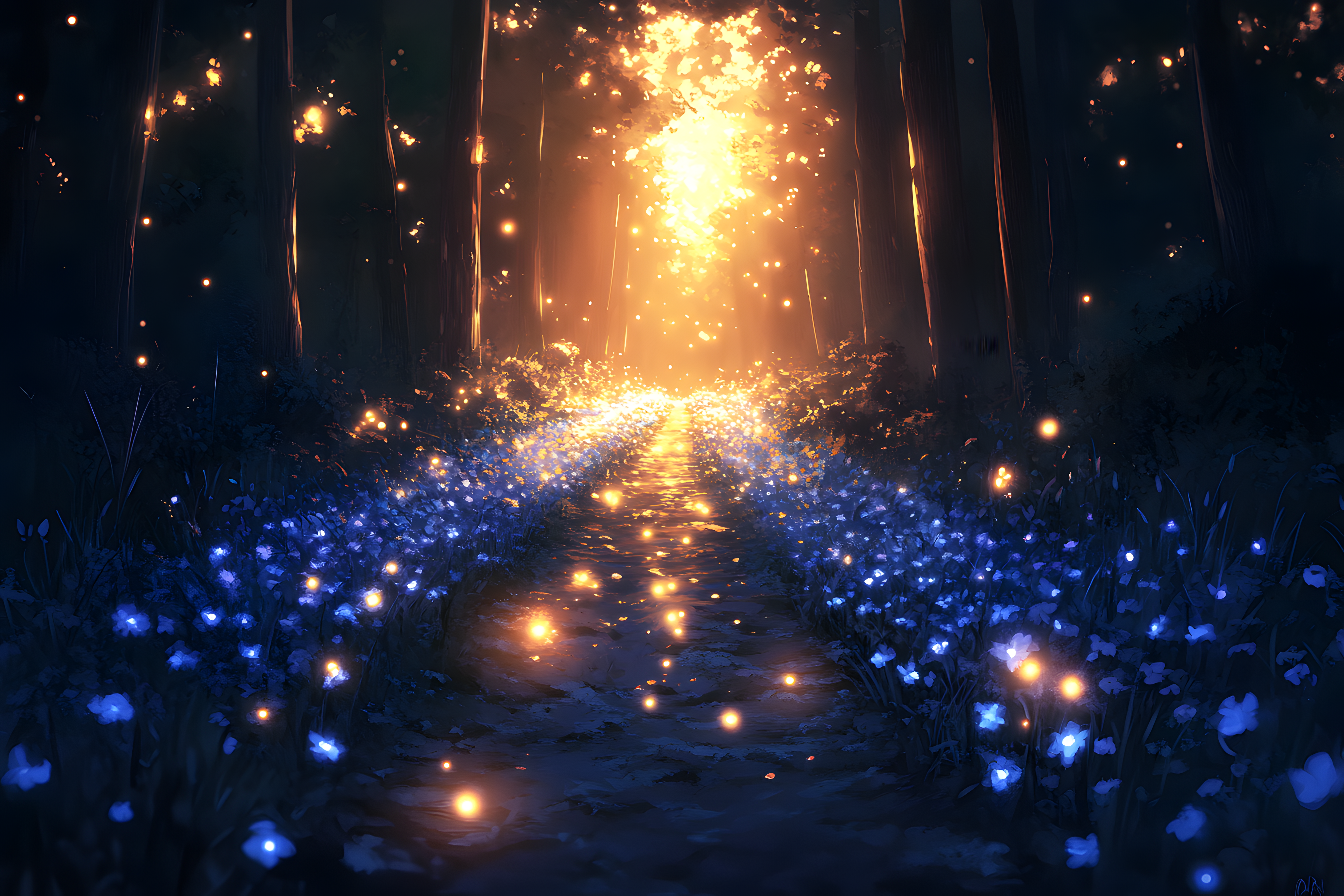 Mystical Forest Path
