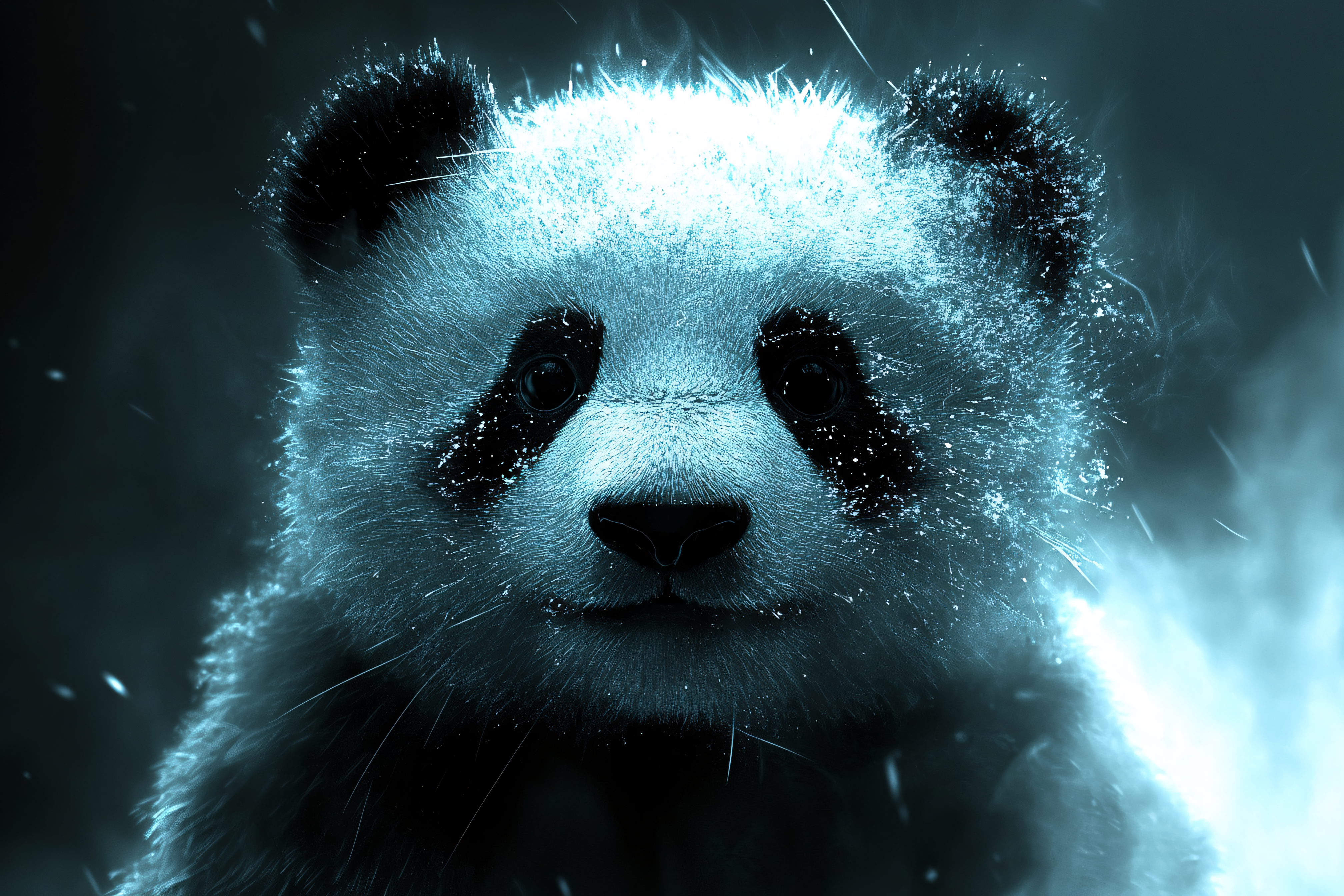 Mystical Panda Portrait