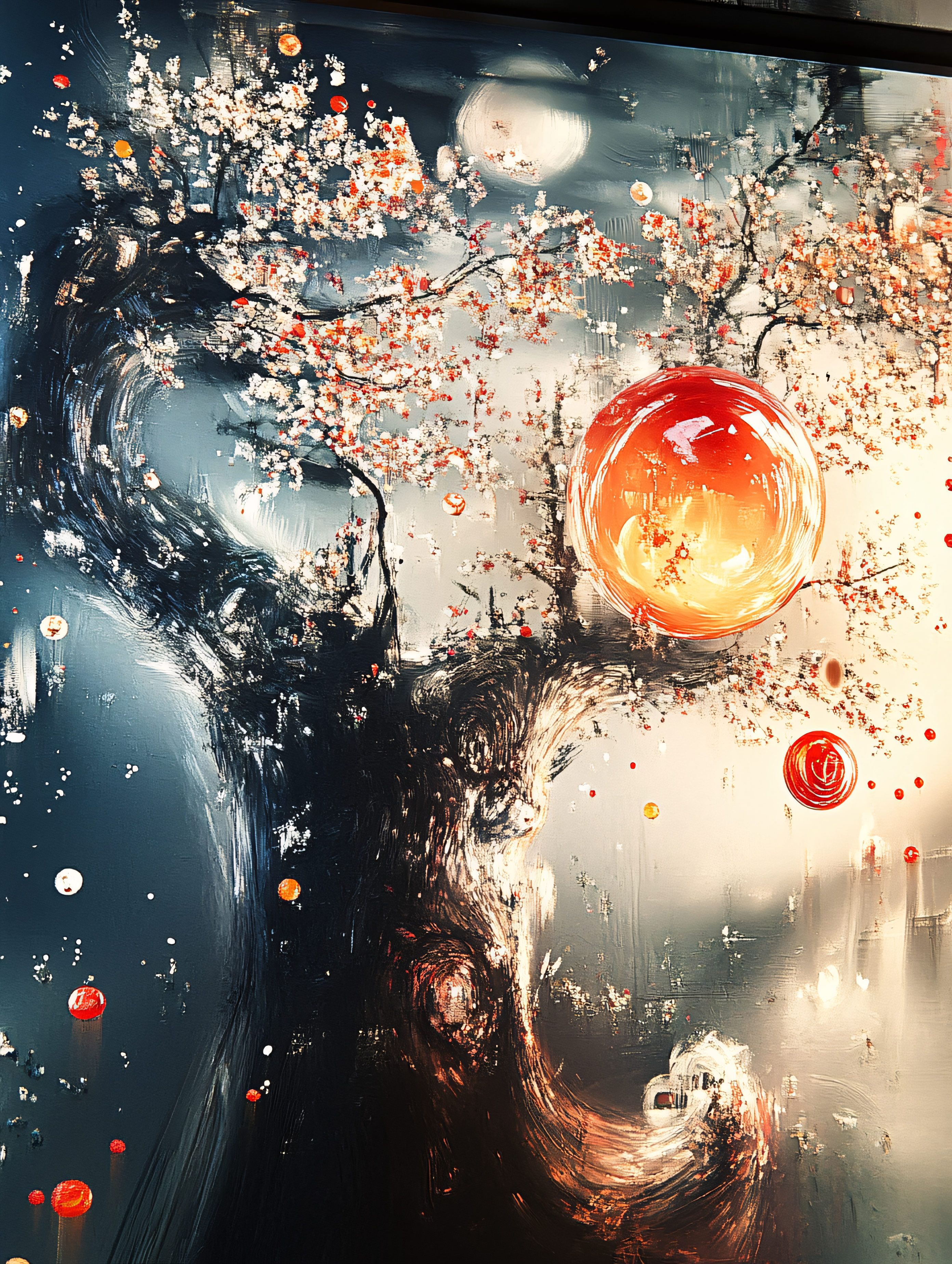 Mystical Tree and Orbs