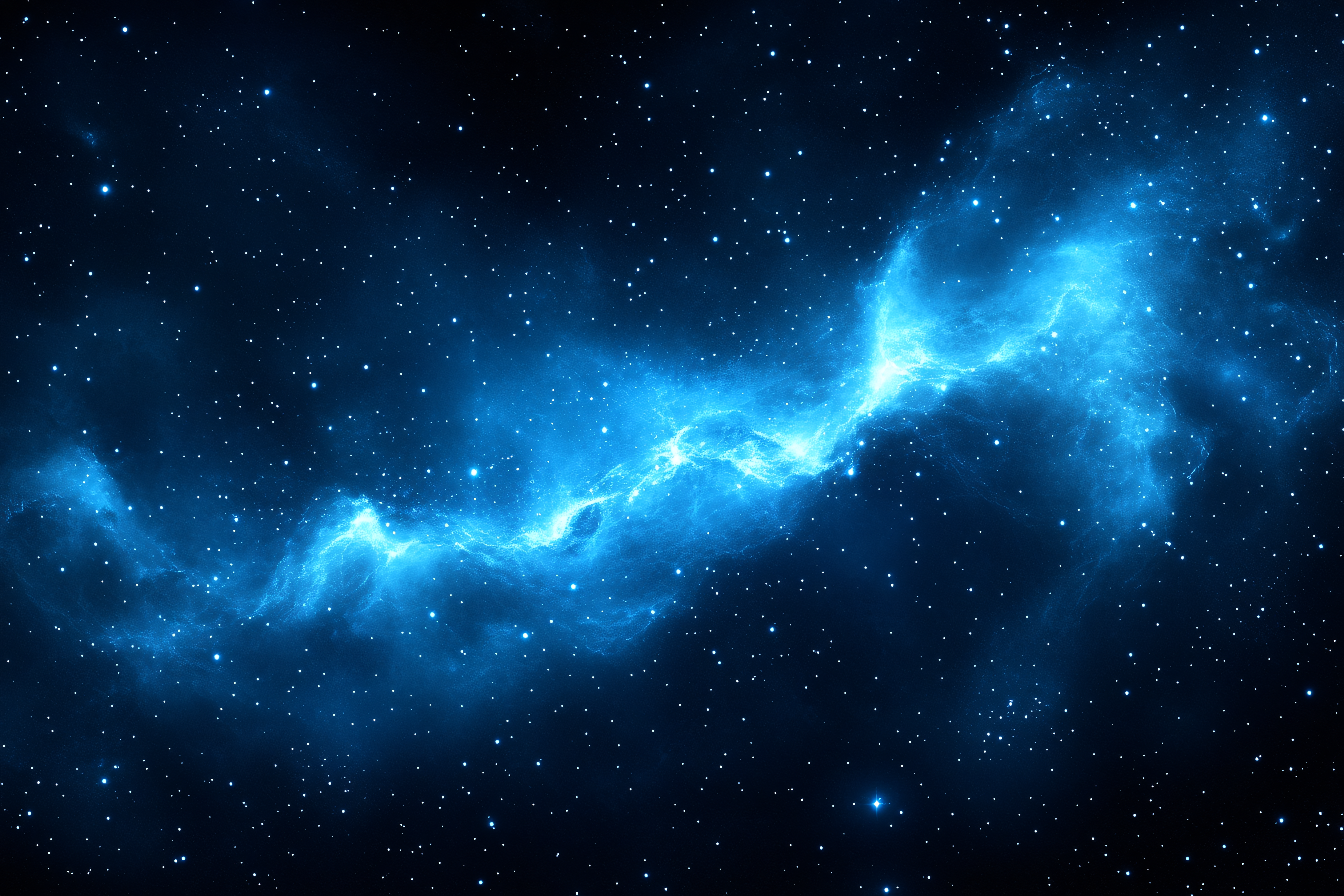 Nebula And Stars In Deep Space