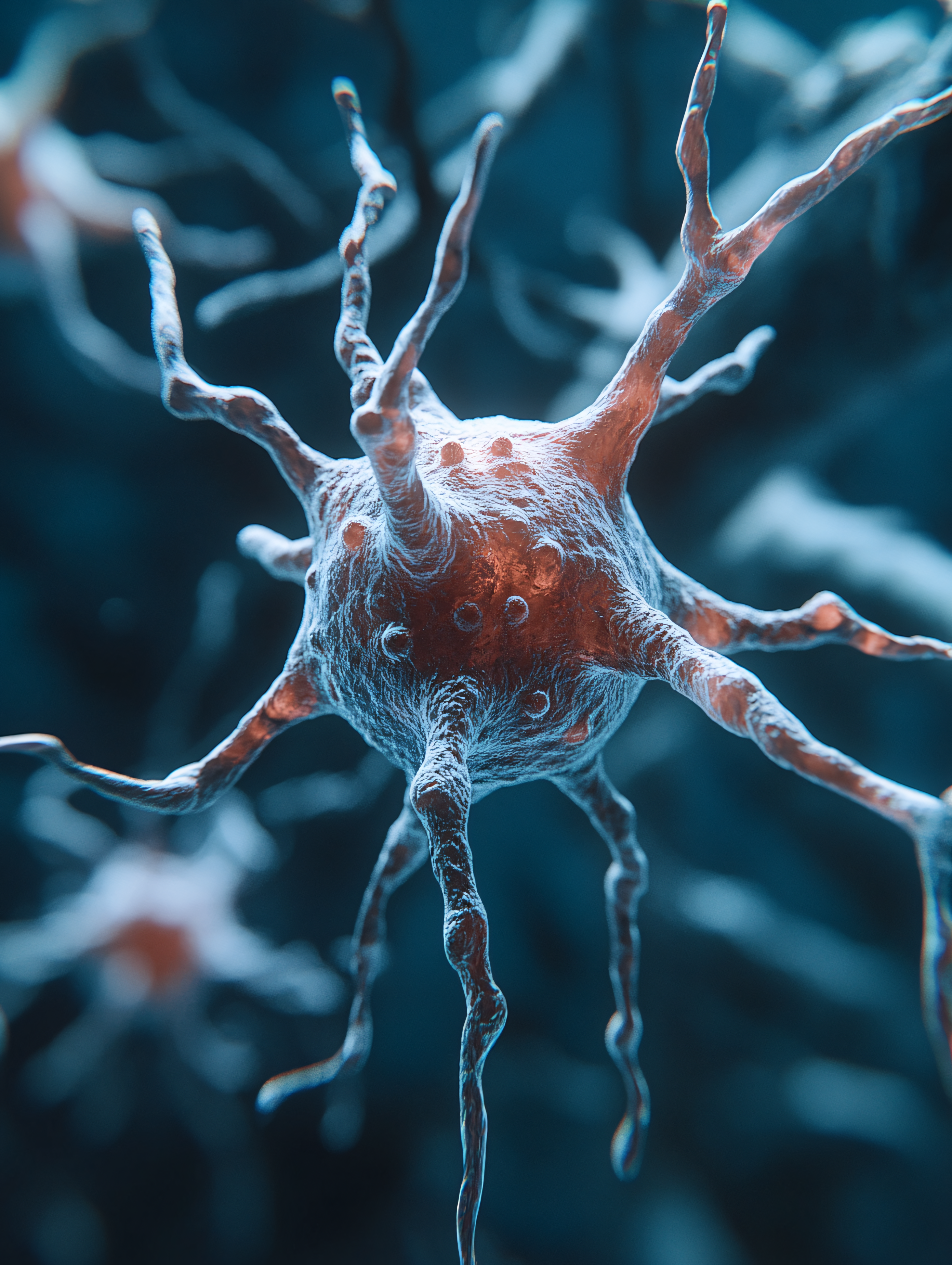 Neuron Cell Close Up