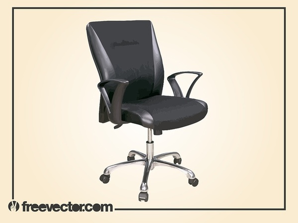 Office Desk Chair Free Vector