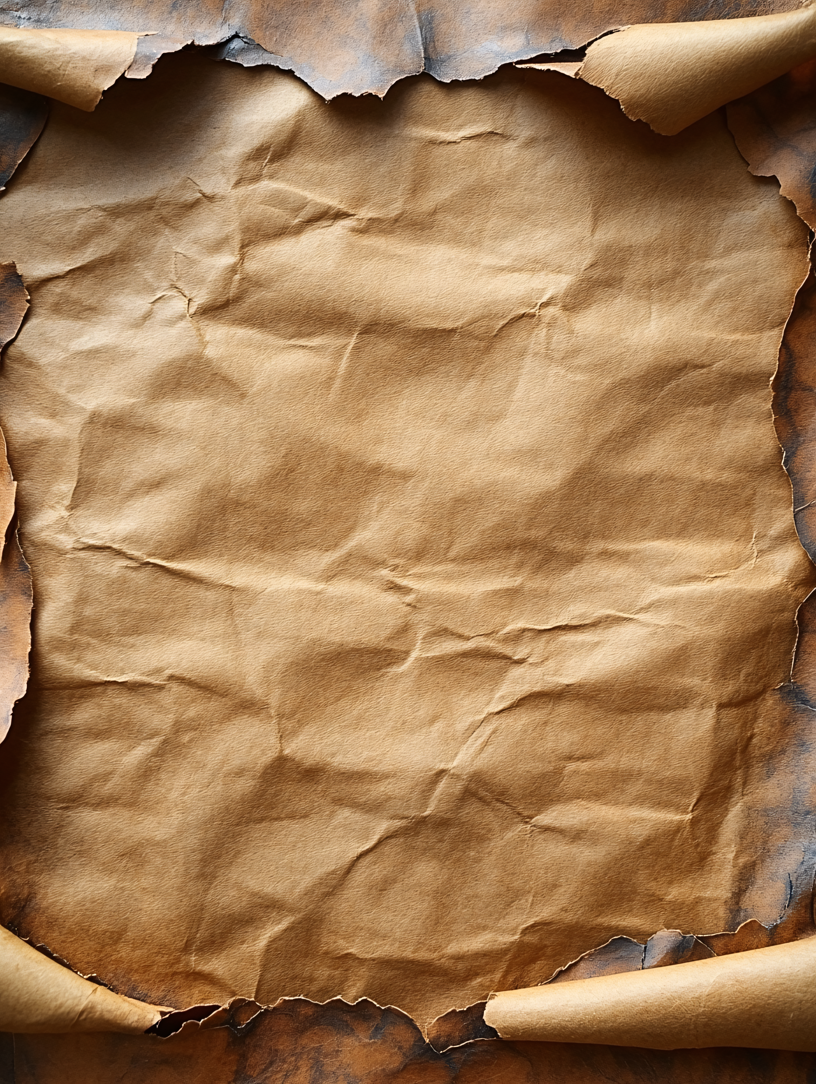 Old Burnt Parchment Paper
