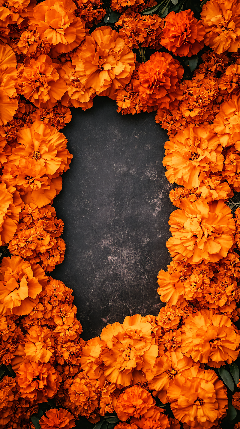 Orange Marigold Wreath