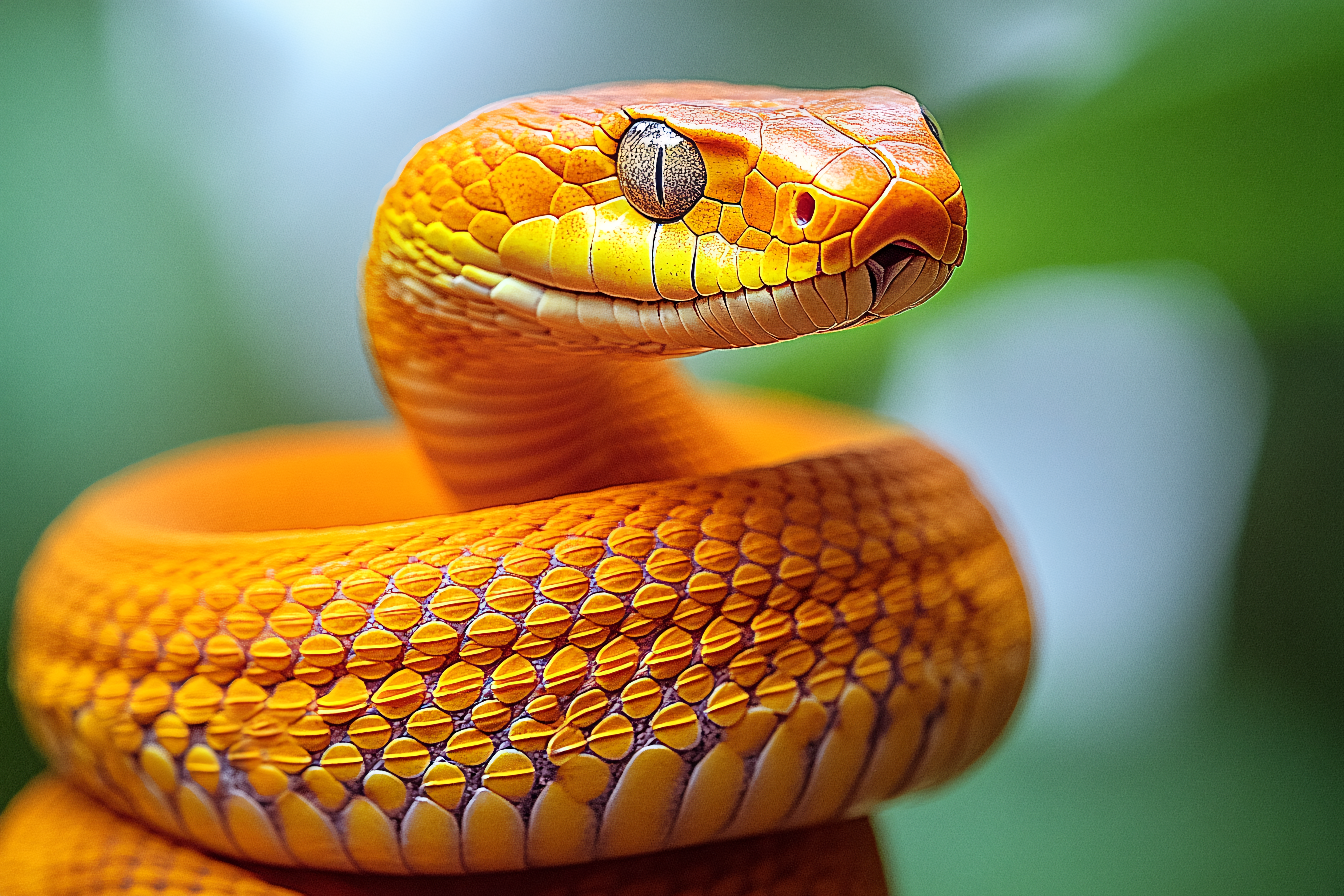 Orange Viper Gaze