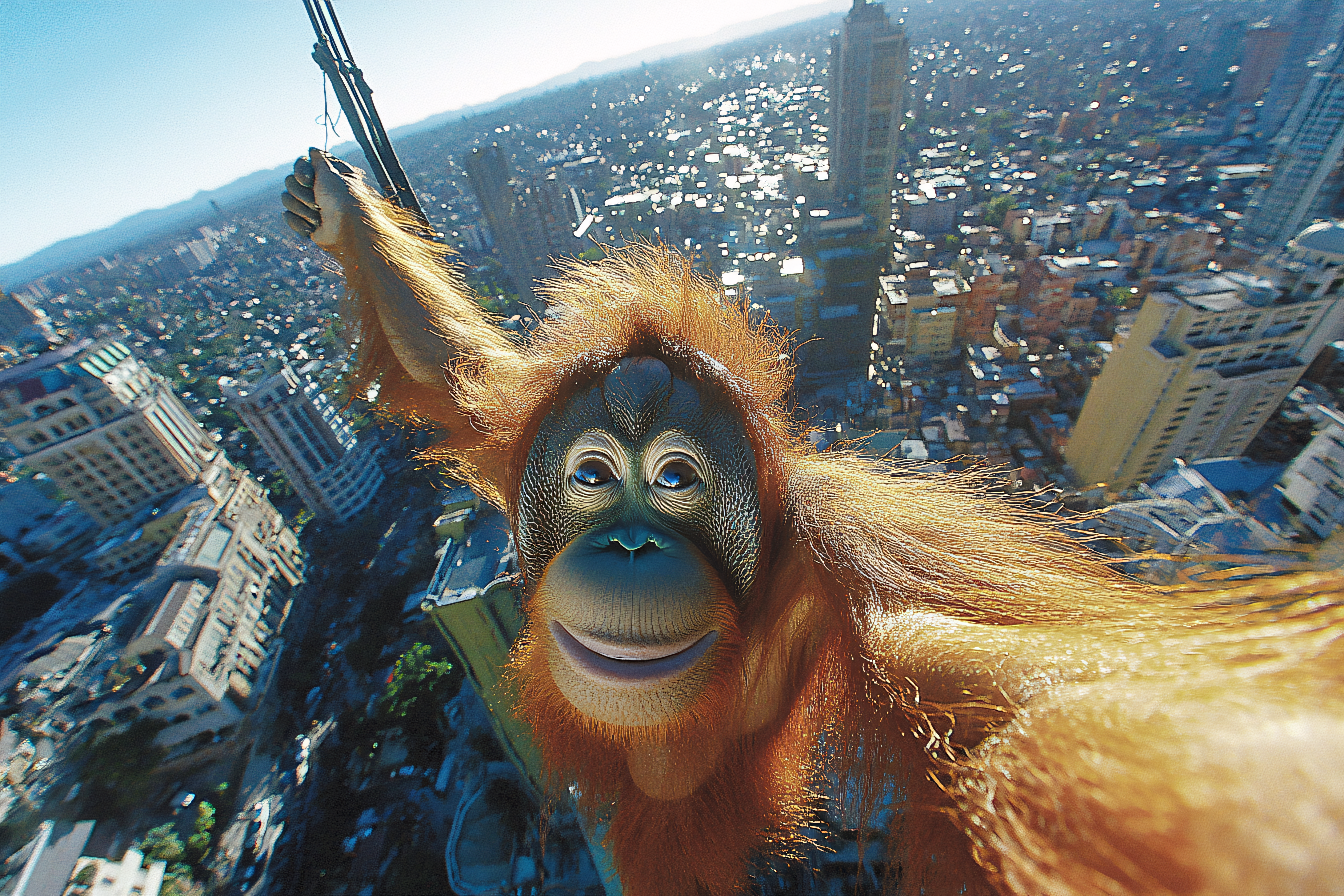 Orangutan City Selfie