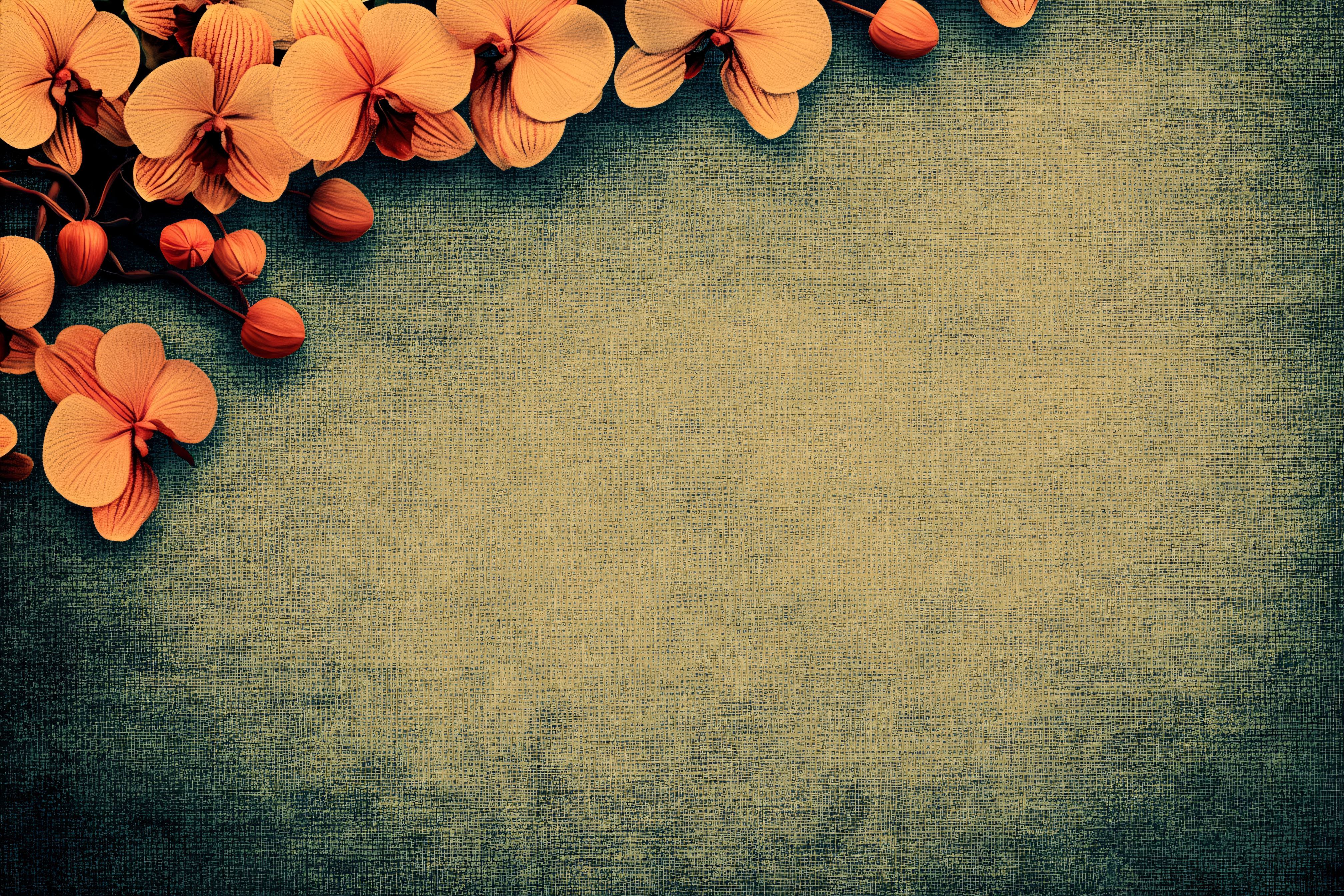 Orchid Floral Arrangement on Textured Background