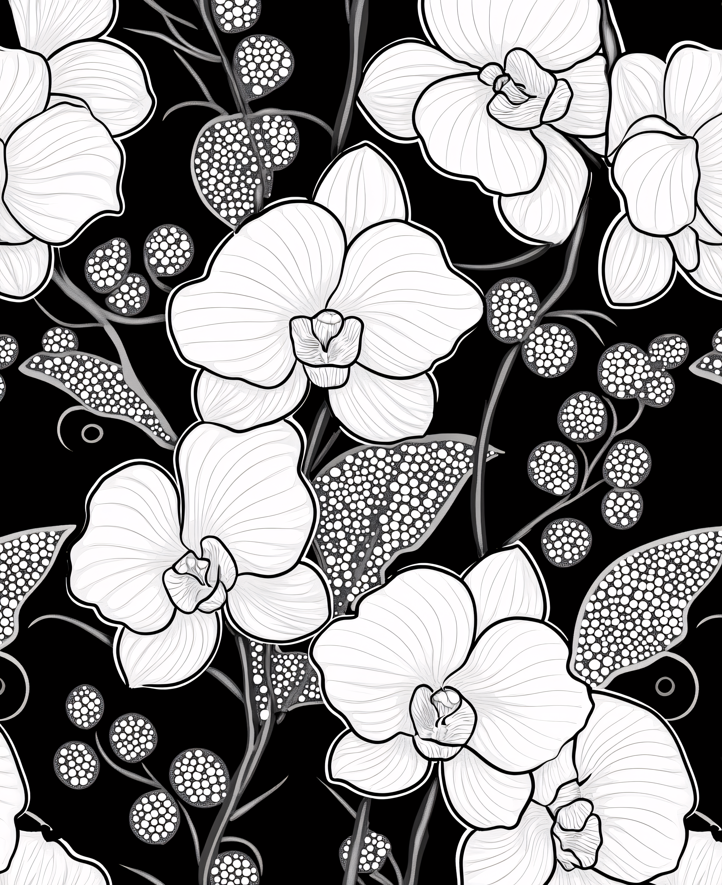 Orchid Pattern
