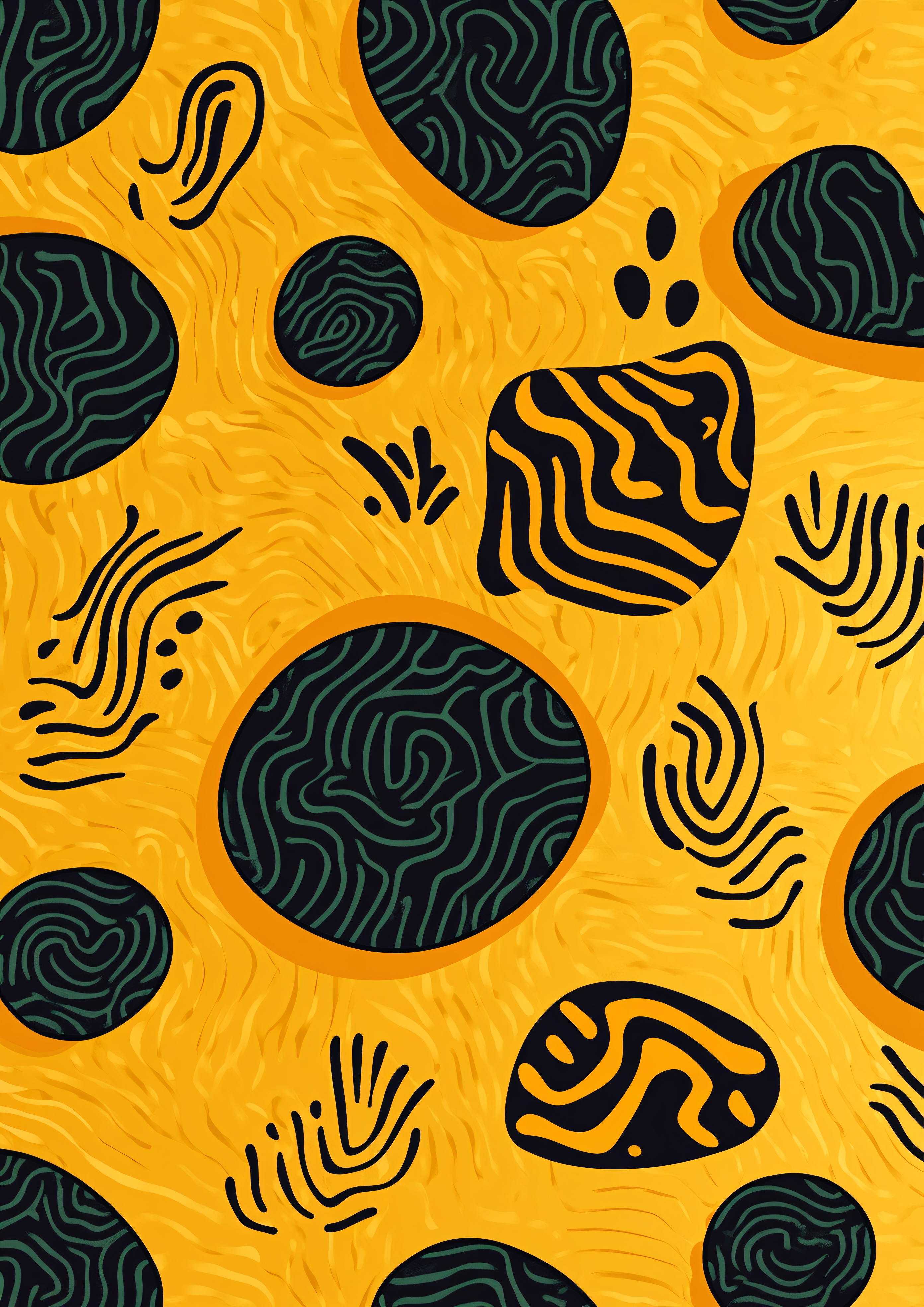Organic Shapes Pattern
