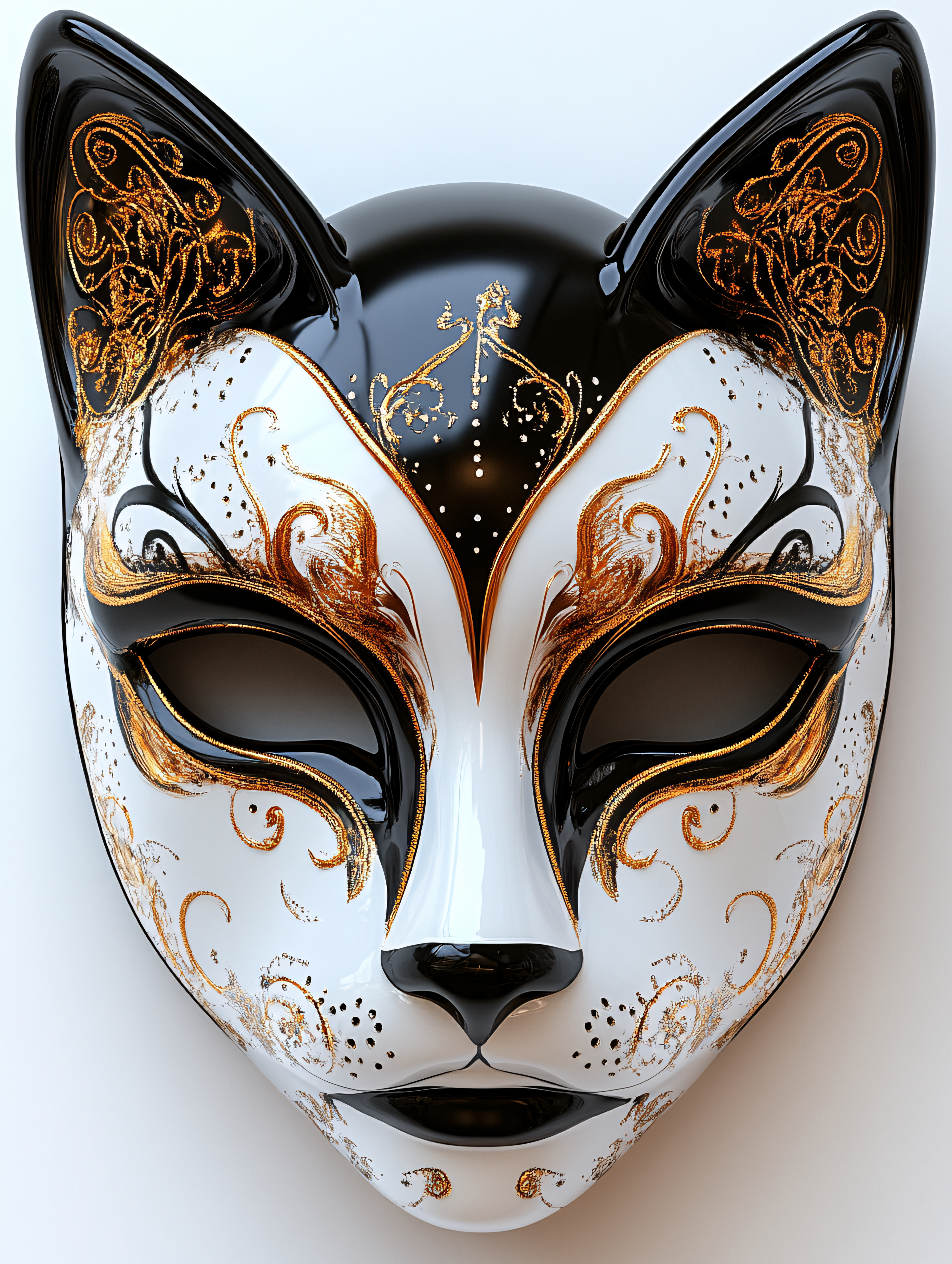 Ornate Cat Mask