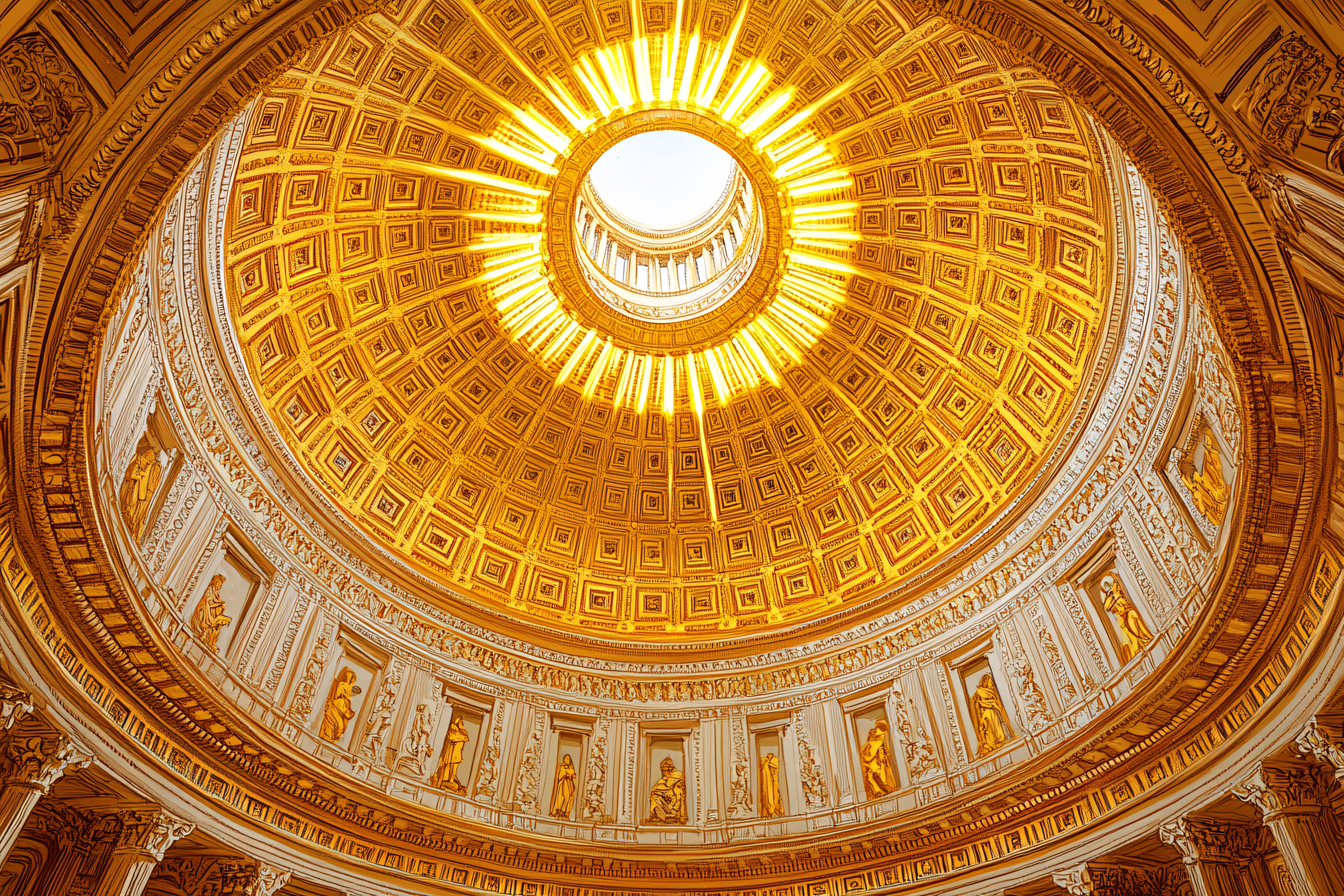 Ornate Dome Interior