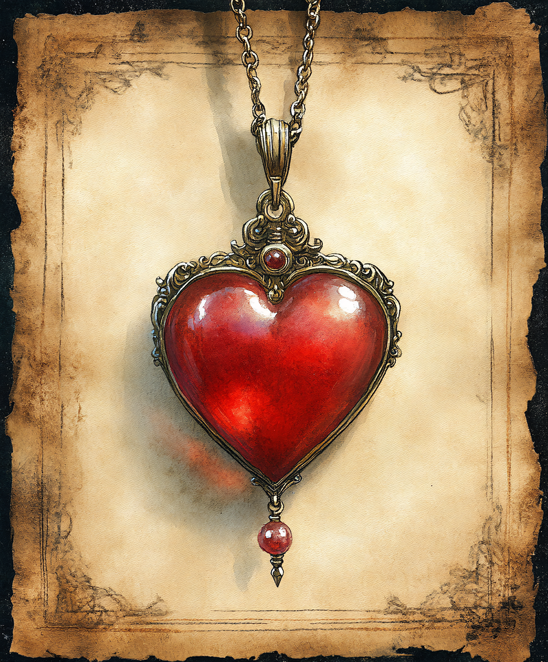 Ornate Heart Pendant