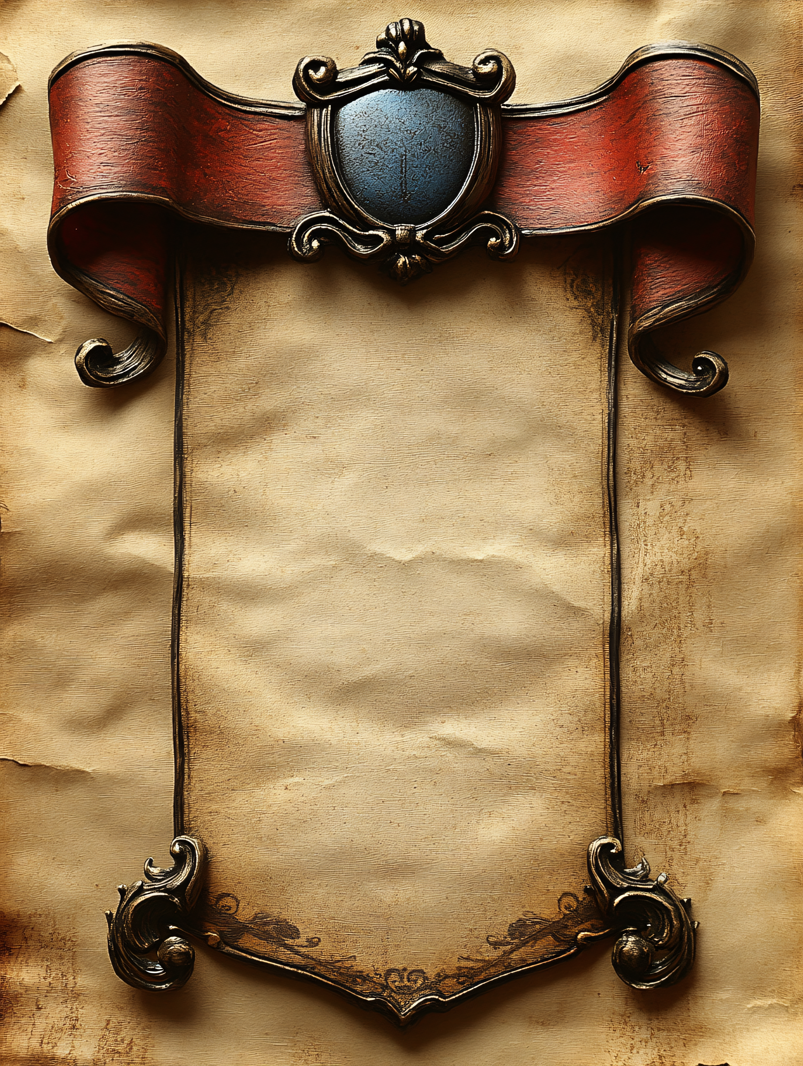 Ornate Scroll Banner