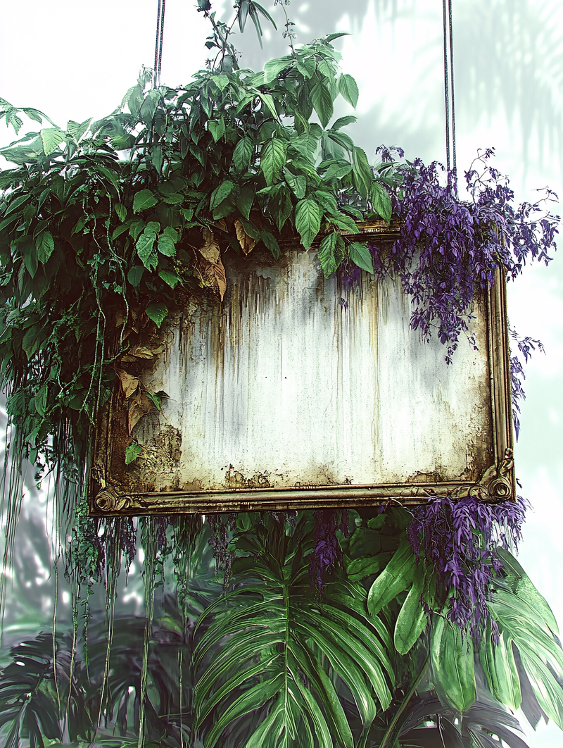 Overgrown Ornate Frame