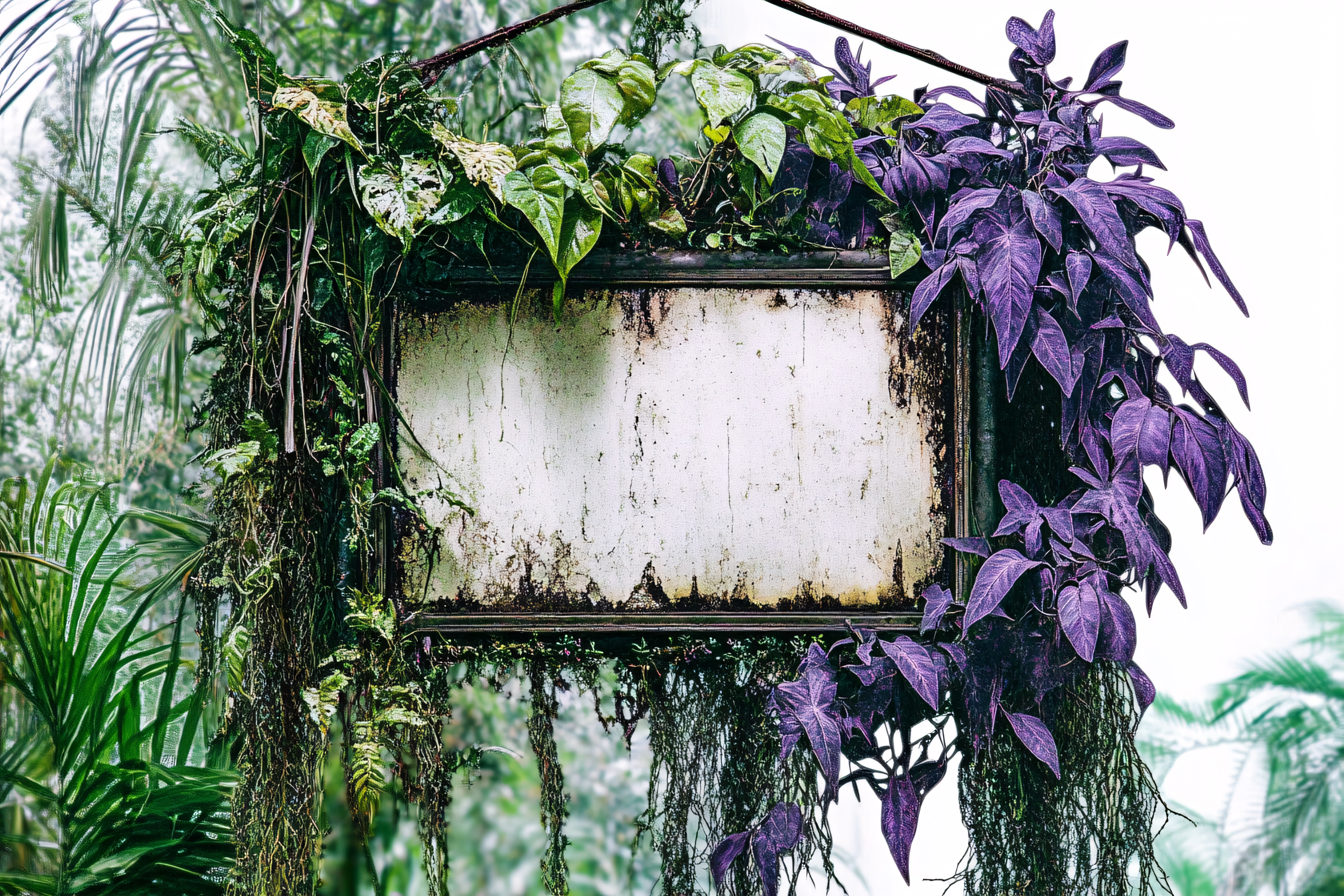 Overgrown Sign