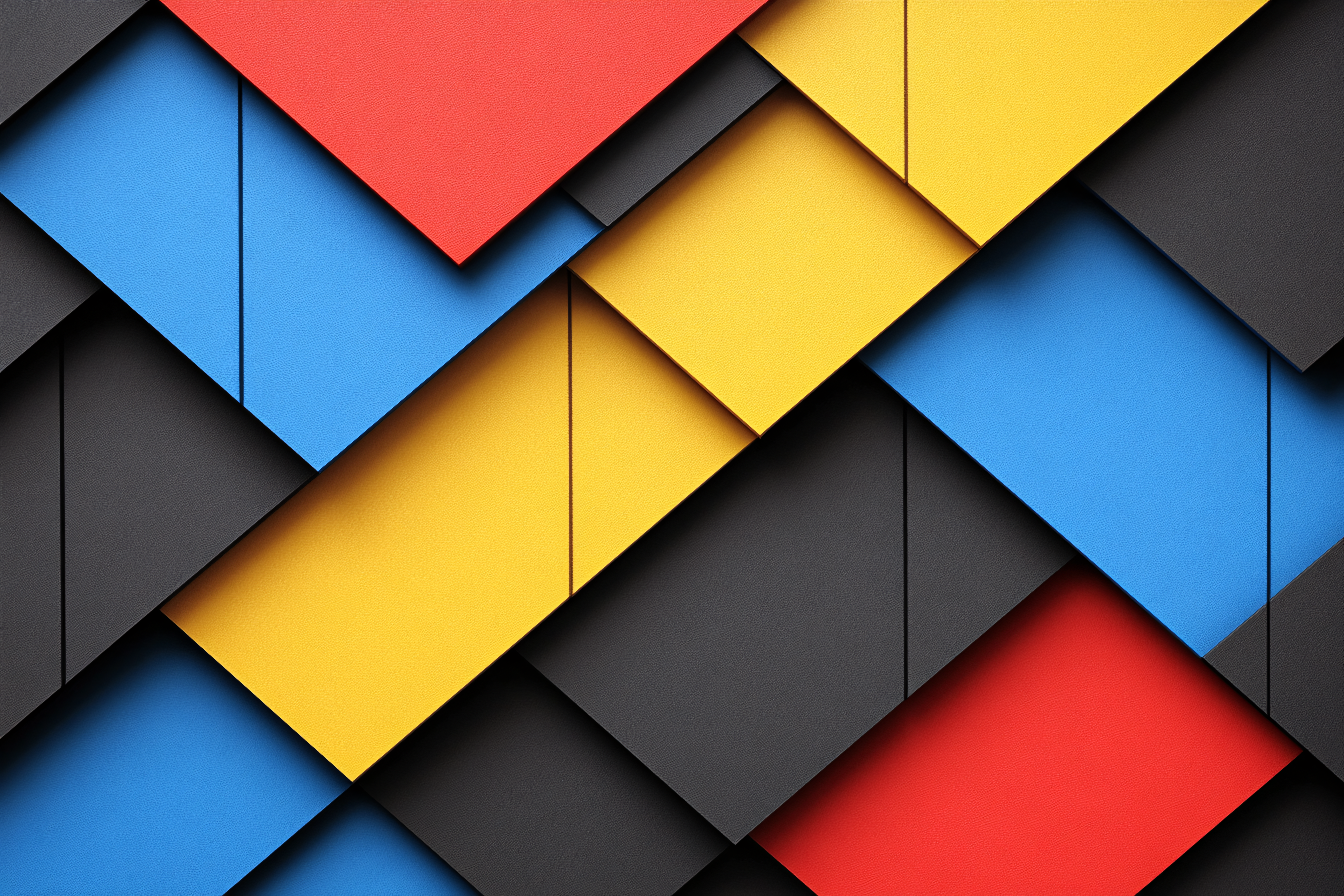 Overlapping Colored Squares