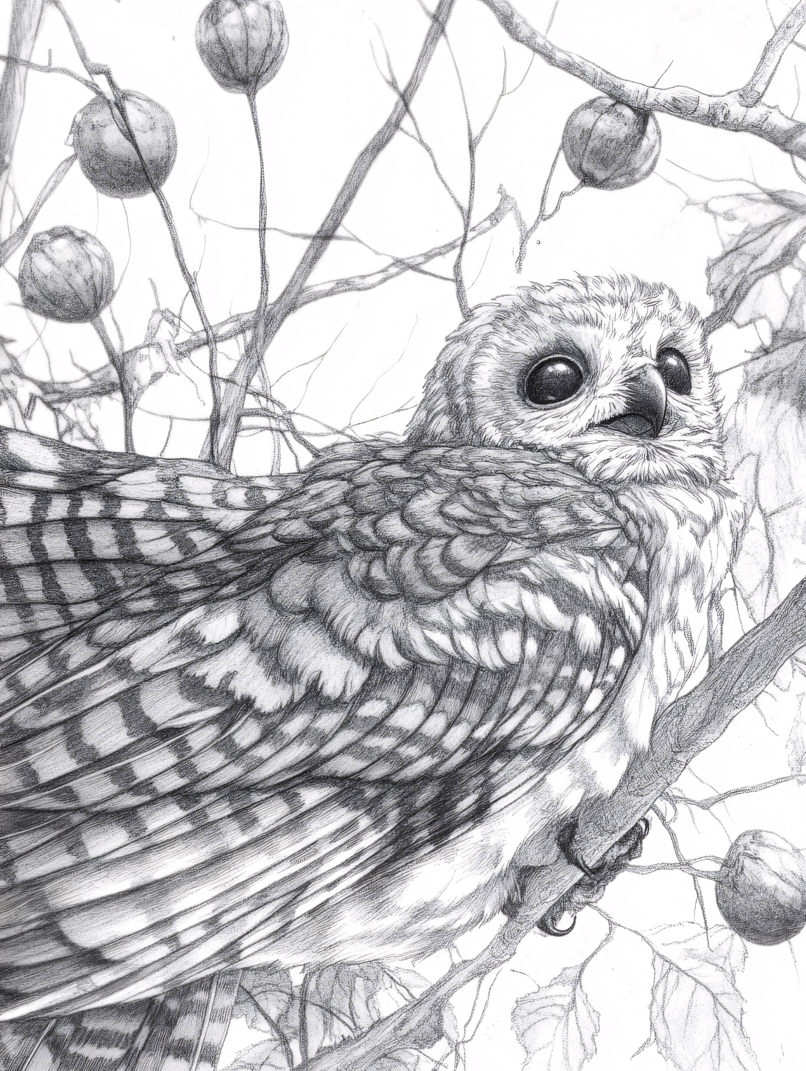 Owl in the Forest