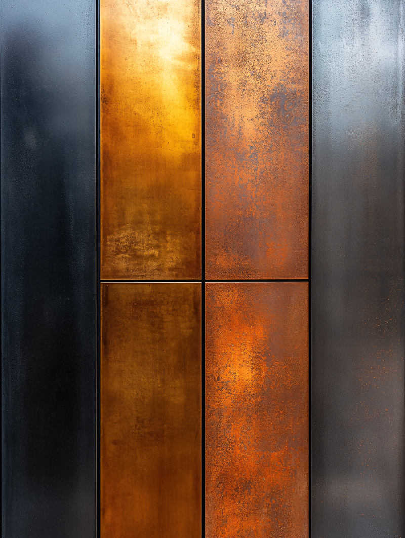 Oxidized Metal Panels
