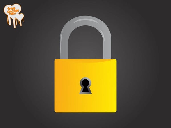 Padlock Free Vector