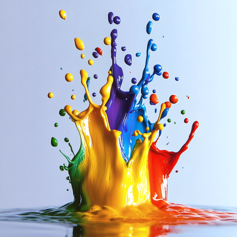 Paint Splatter Explosion