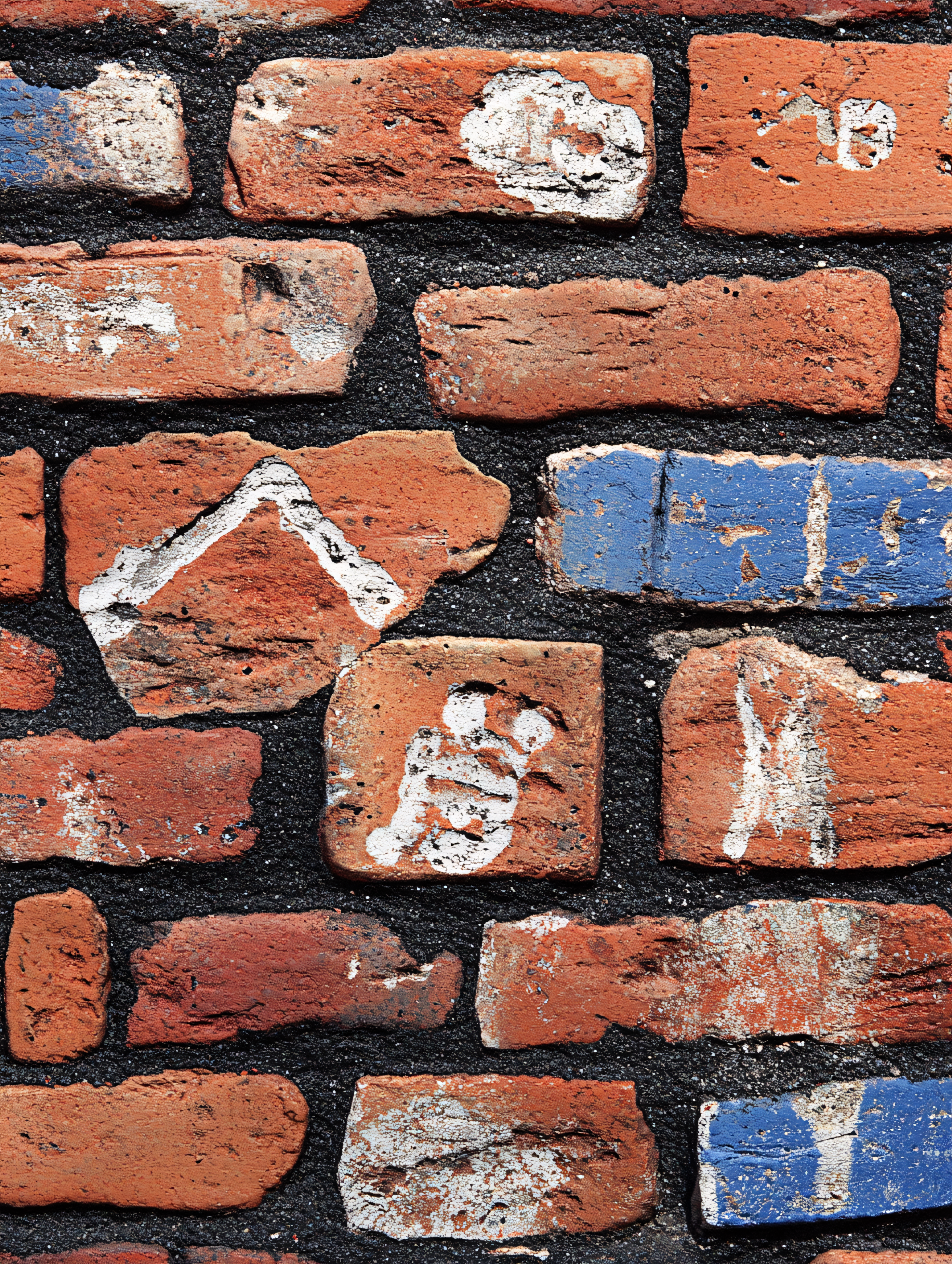Painted Brick Wall Texture