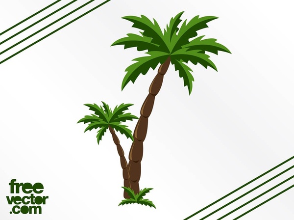 Palm Trees Free Vector