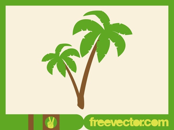 Palm Trees Free Vector